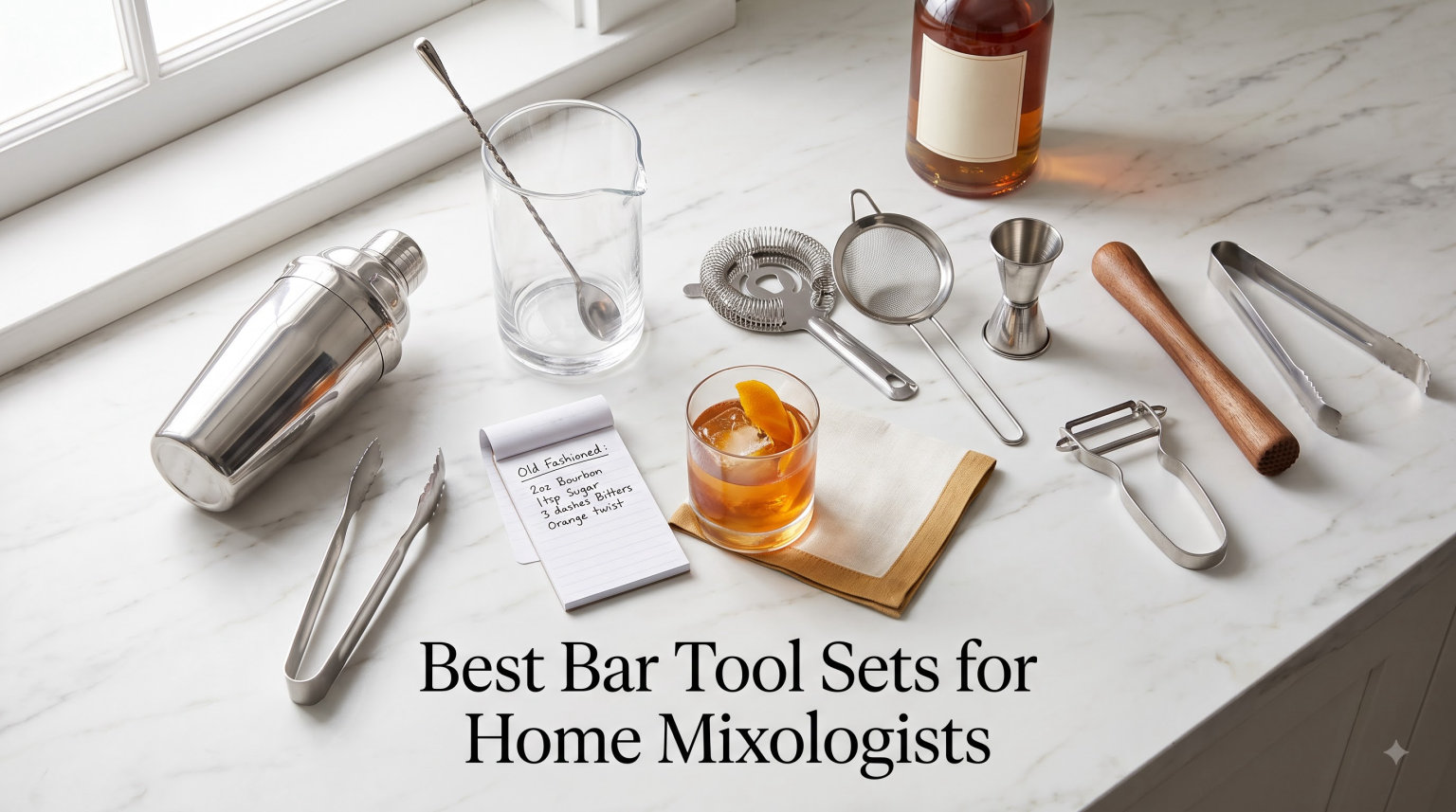 Best Bar Tool Sets for Home Mixologists