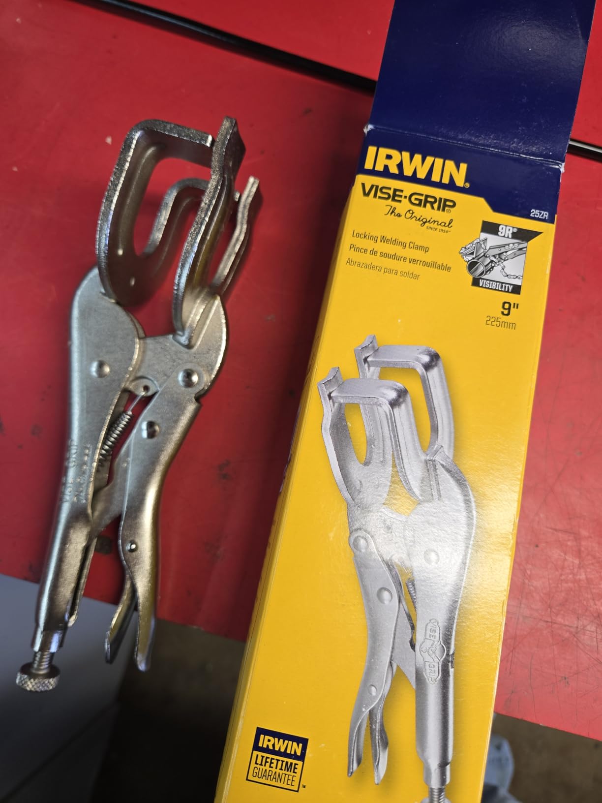 IRWIN VISE-GRIP Locking Pliers, Welding Clamp, 9-Inch (25ZR) customer photo 1