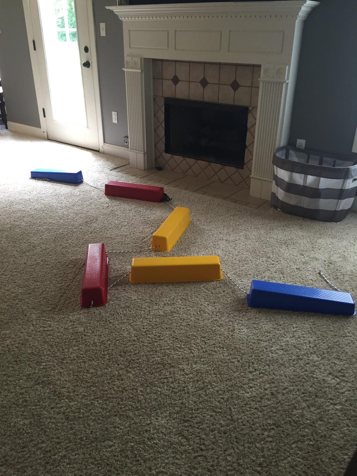 Edx Education Step-a-Logs - Supplies for Physical Play - Indoor and Outdoor - Exercise and Gross Motor Skills - Stackable - Build Coordination customer photo 1