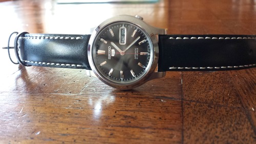 SEIKO Men's SNK795 SEIKO 5 Automatic Stainless Steel Watch with Black Dial customer photo 2