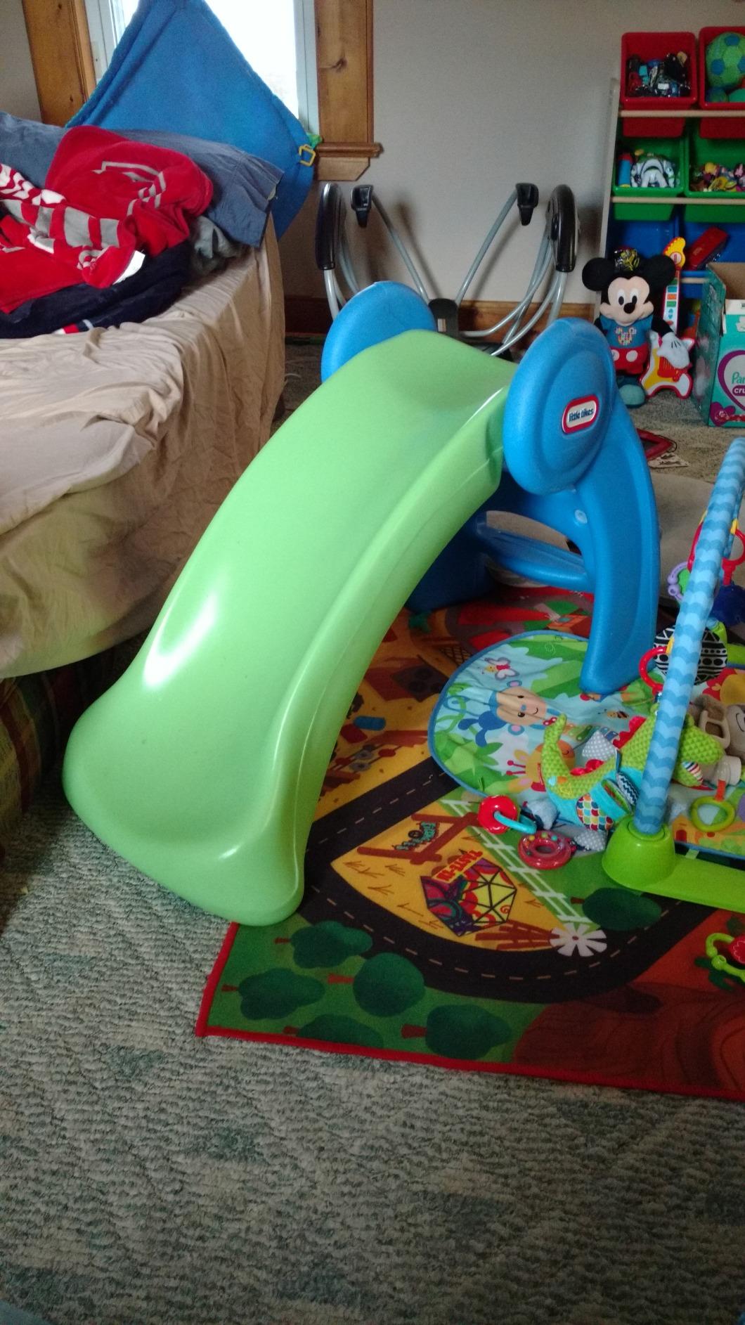 Little Tikes Junior Play Slide Green/Blue, 5 ft or less customer photo 2