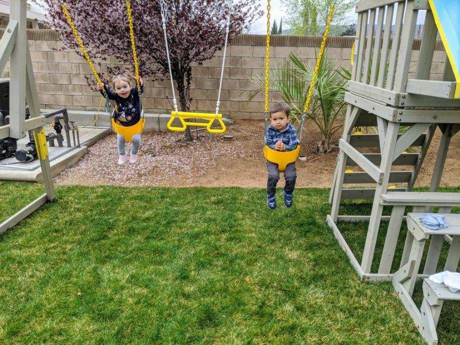 Gorilla Playsets 04-0008-G/G Full Bucket Toddler Swing, Bucket, Green 60