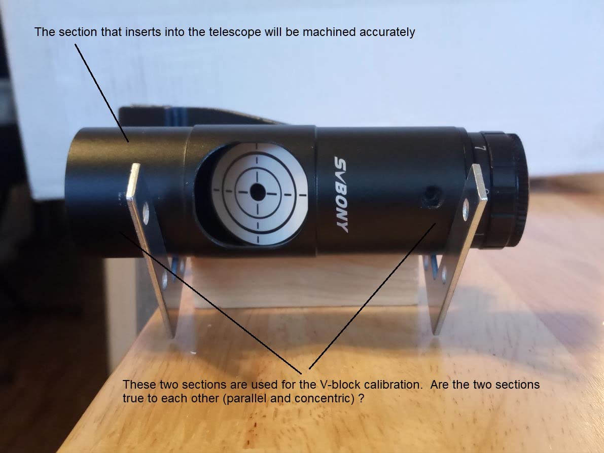 SVBONY Laser Collimator, for Newtonian Marca Telescope Alignment, 1.25/2