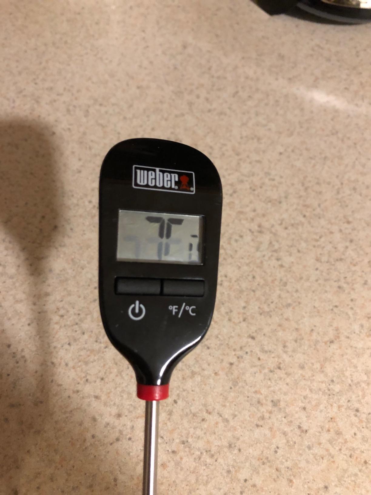Weber® Instant‑Read Thermometer Probe, Black/Silver customer photo 2