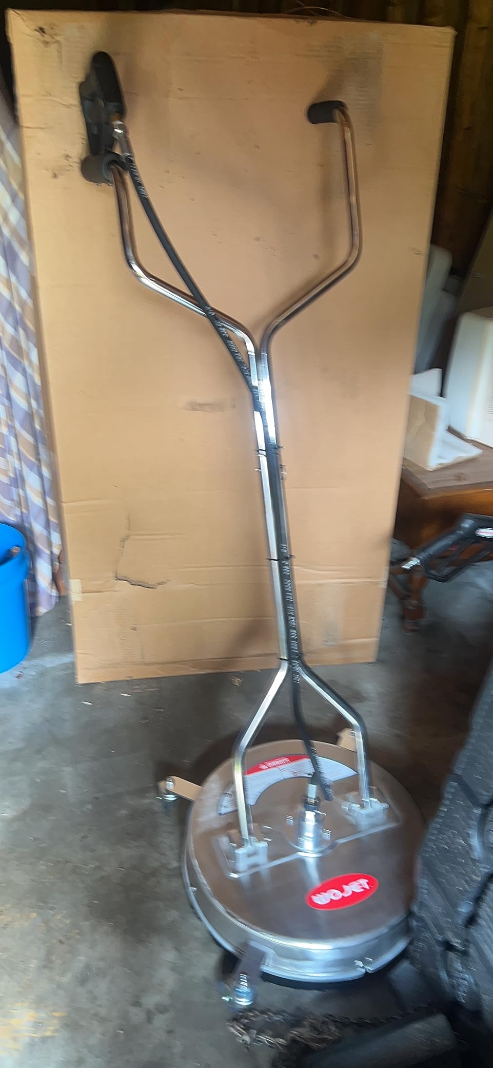WOJET 20'' Commercial Pressure Washer Surface Cleaner with Wheels 4500PSI customer photo 2