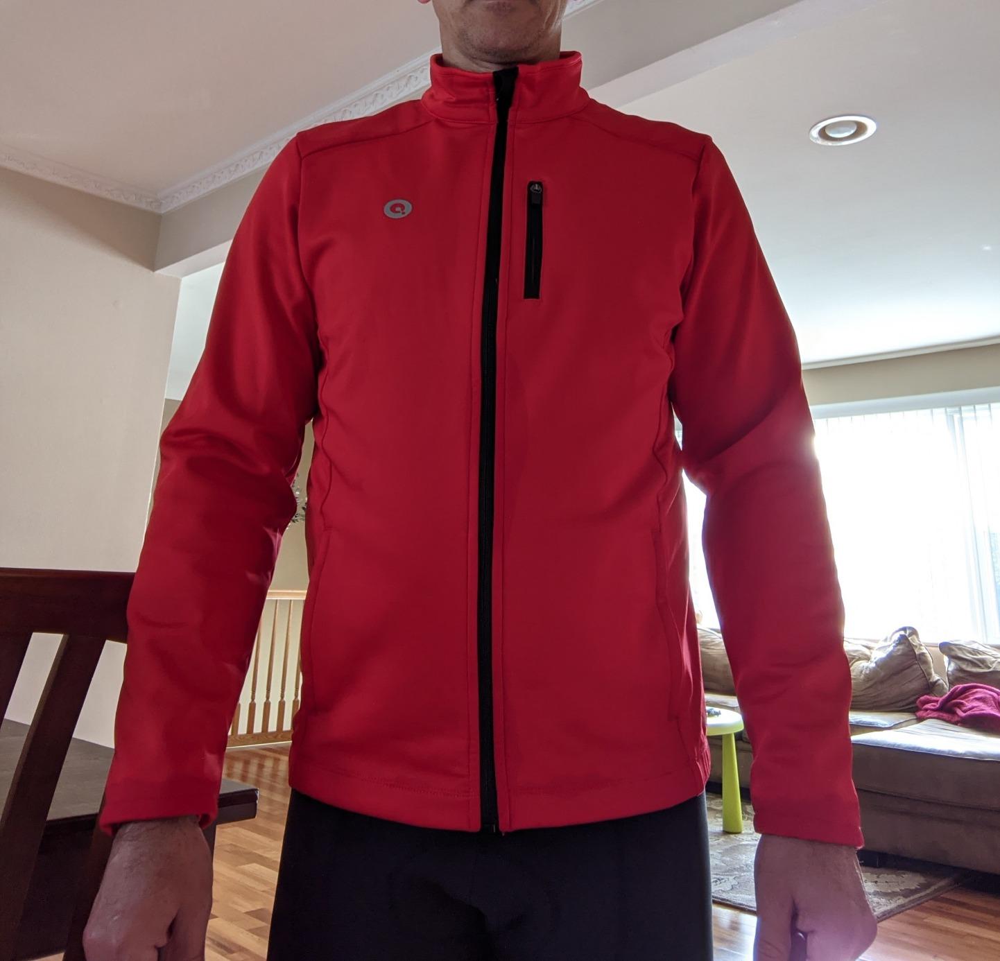 Przewalski Men's Winter Cycling Jacket, Thermal Windproof Running Coat customer photo 1