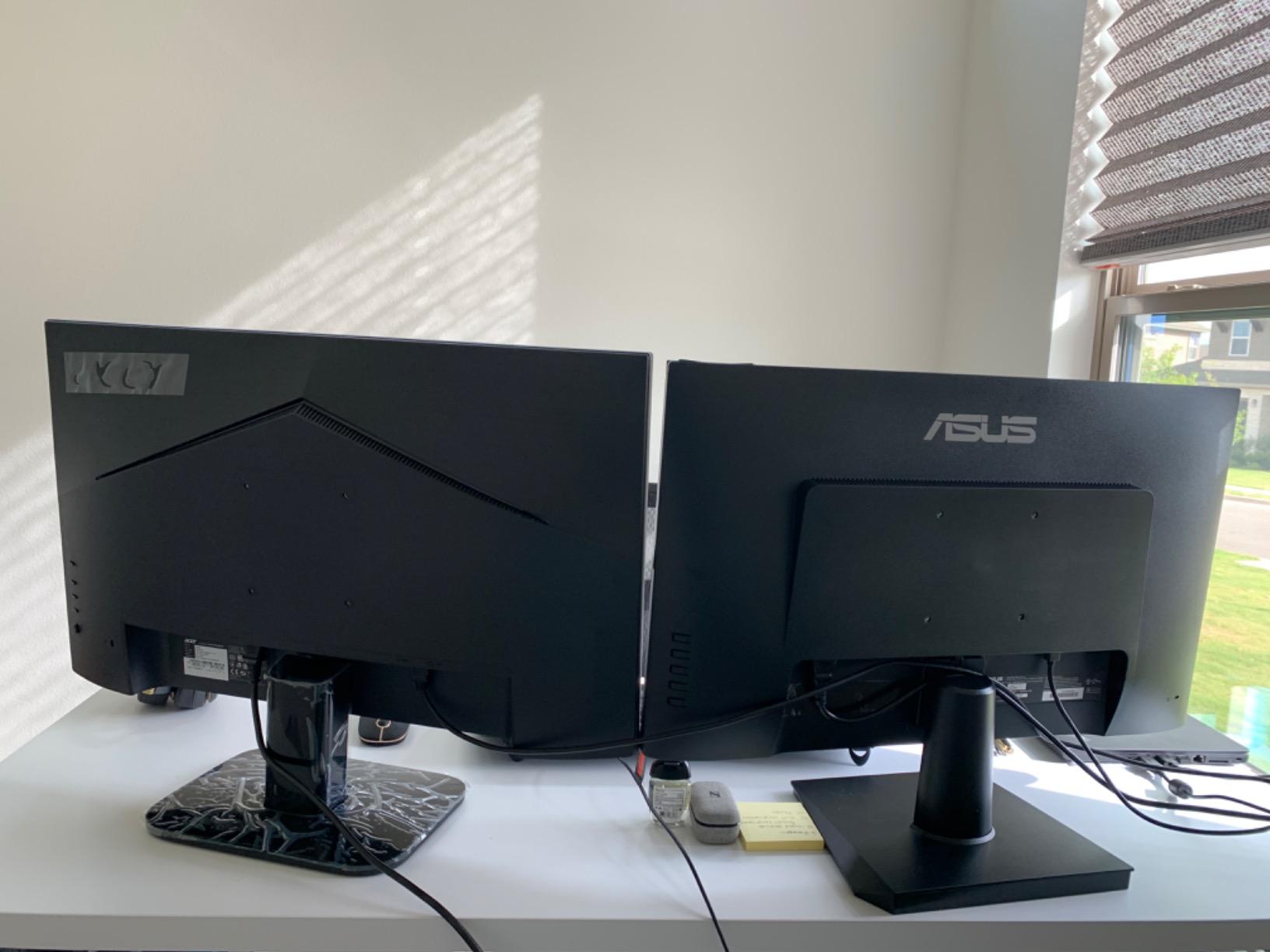 ASUS 27 Inch Desktop Monitor - Full HD (1920 x 1080), IPS, 75Hz, Adaptive-Sync, HDMI, D-Sub, Frameless - VA27EHE customer photo 1