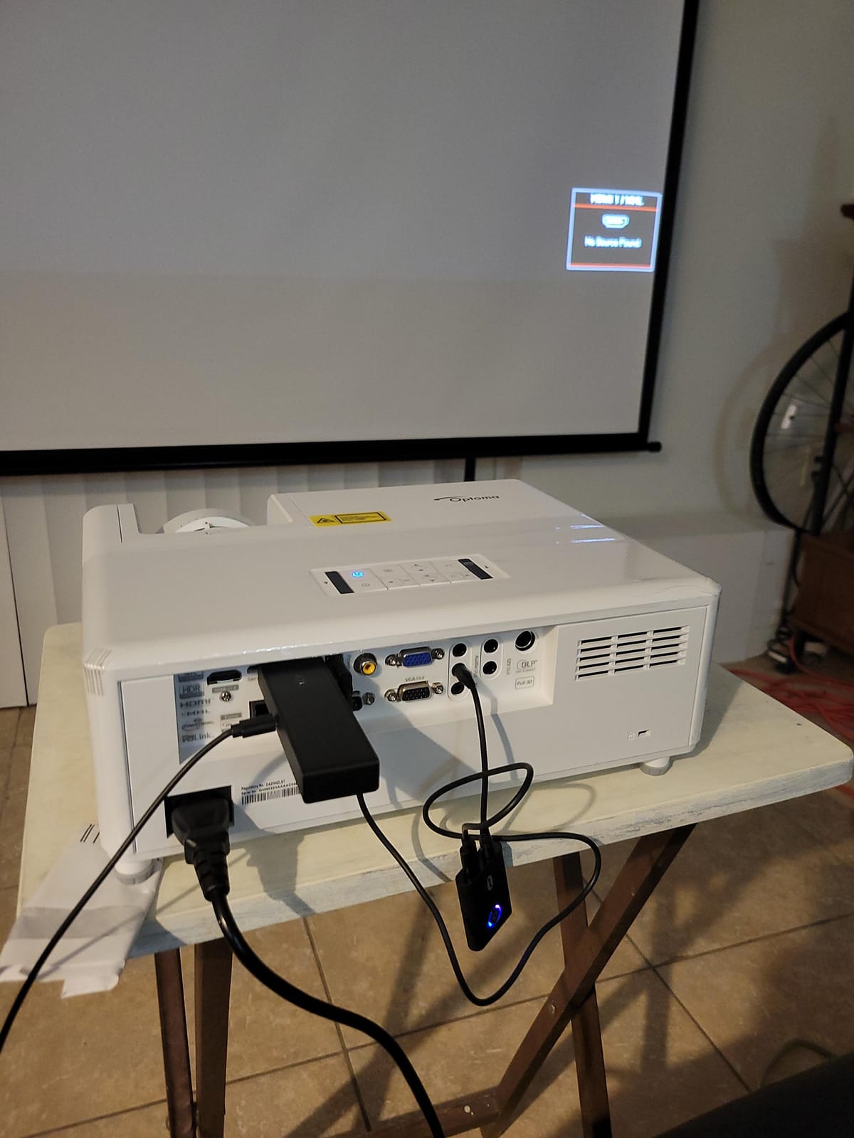 Optoma GT1090HDR Short Throw Laser Home Theater Projector | 4K HDR Input | Lamp-Free Reliable Operation 30,000 hours | Bright 4,200 lumens for Day and Night | Short Throw customer photo 1