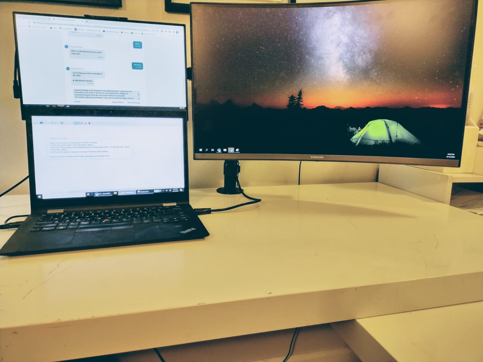ViewSonic TD1655 15.6 Inch 1080p Touch Screen Portable Monitor, USB C customer photo 1