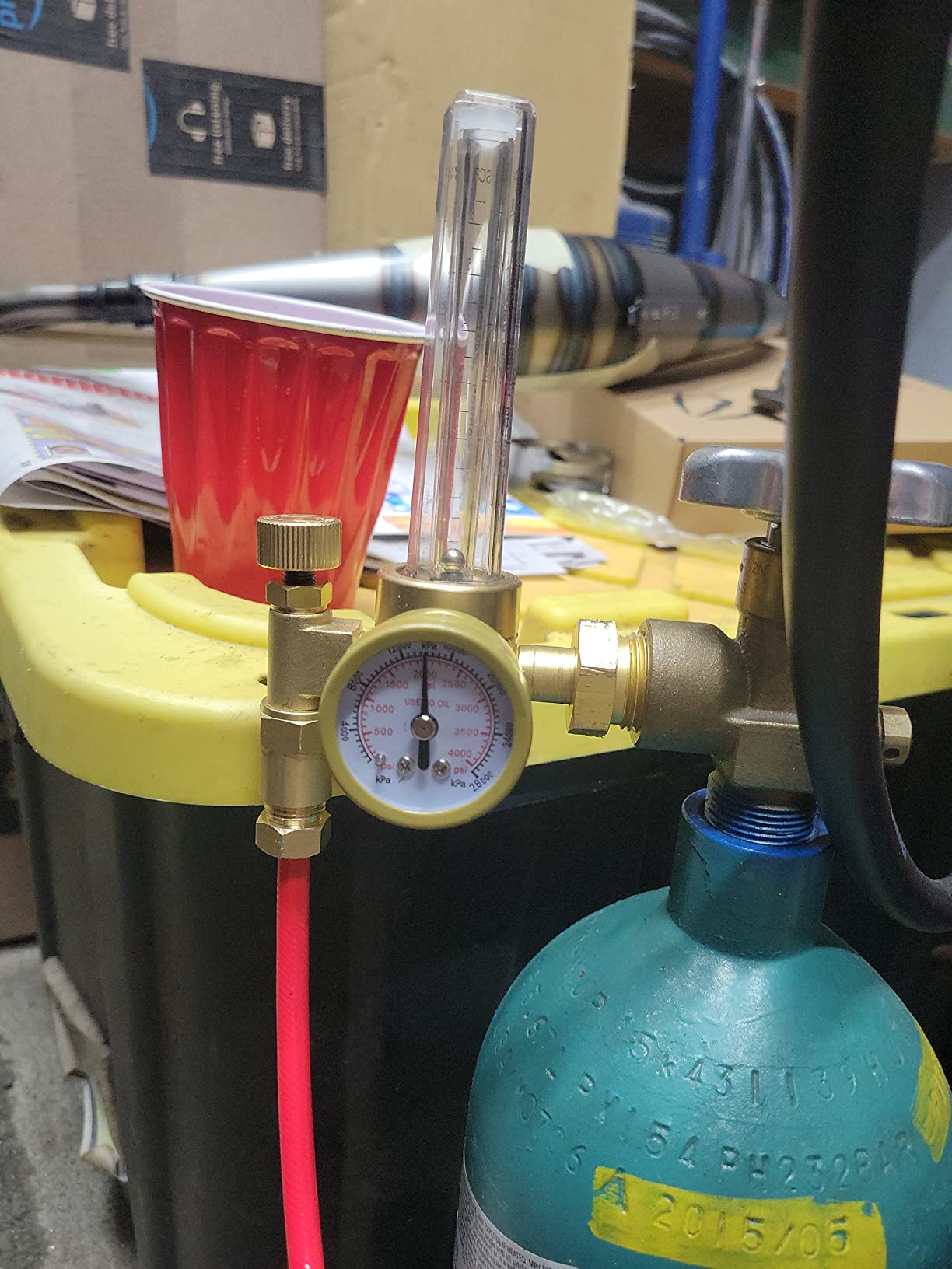 YESWELDER TIG Torch, TIG Welding Torch WP-17V 13 ft 150A 10-25mm² Air customer photo 1