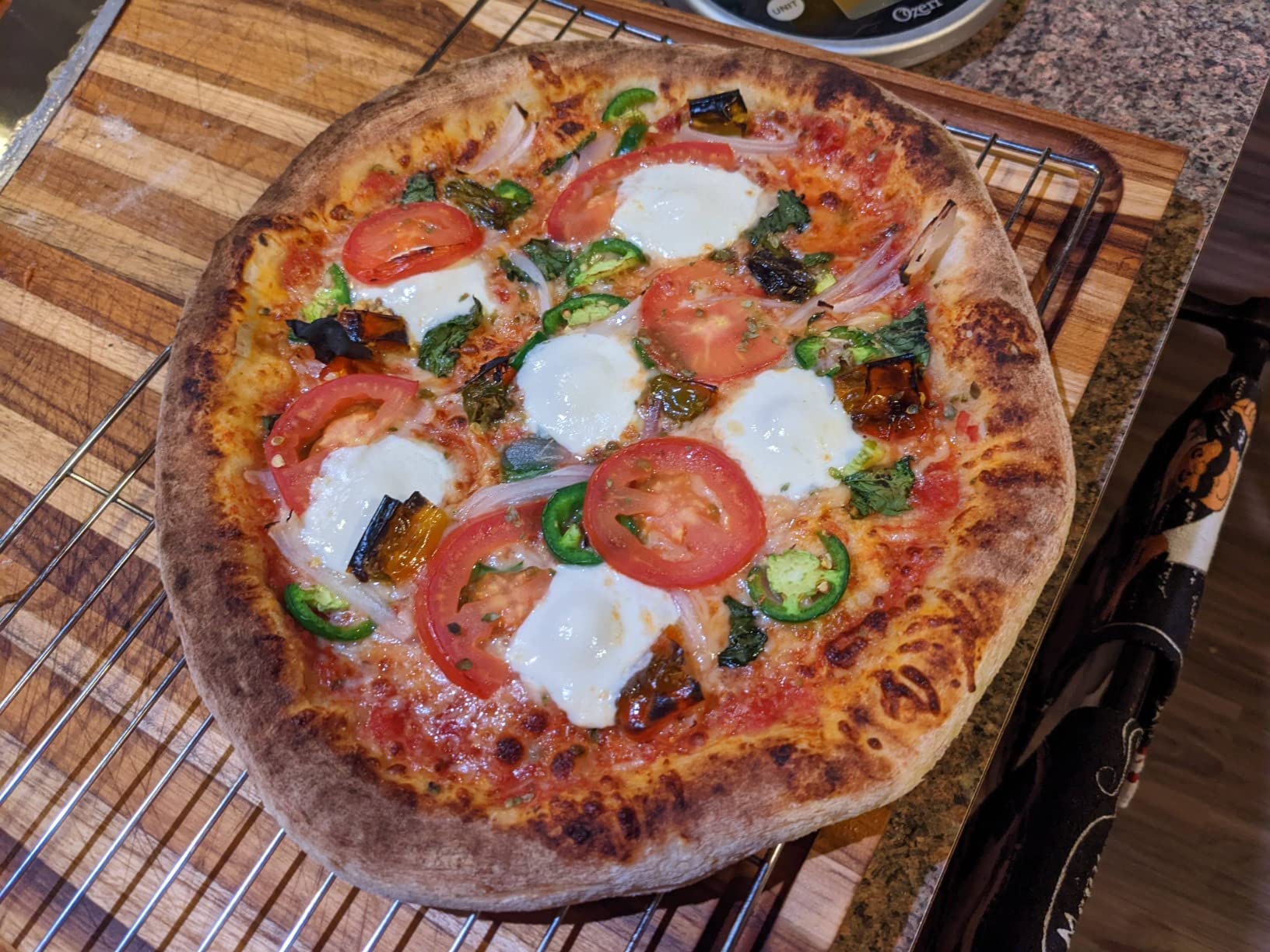 Mimiuo Auto-Rotating Gas Pizza Oven Outdoor 39Lbs, 60S Bake, w/Stone customer photo 1
