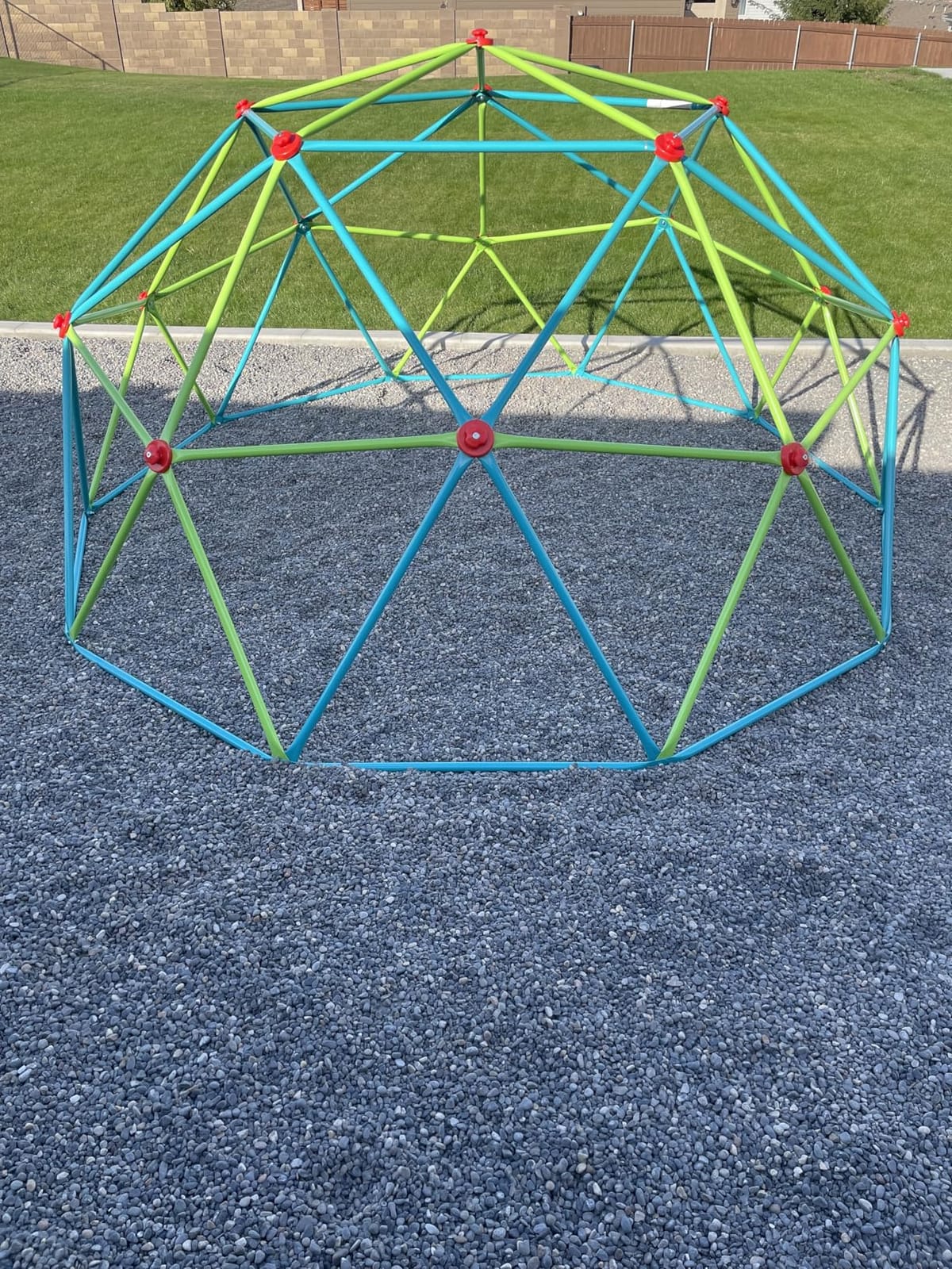 Zupapa 10FT Climbing Dome, Outdoor Jungle Gym for Kids with Climbing Grip - Geometric Dome Climber Outdoor Playset and Easy Assembly Outdoor Play Equipment for Kids (Purple, 10FT) customer photo 2