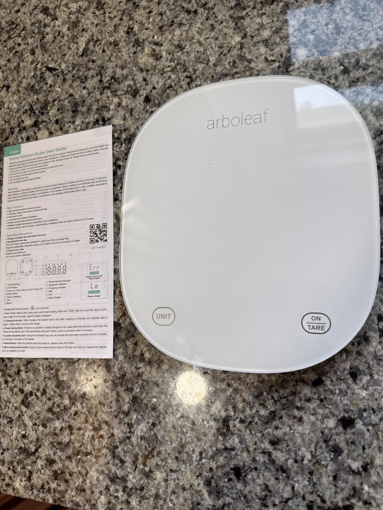 Arboleaf Smart Food Scale, Kitchen Scale with Nutritional Calculator customer photo 1
