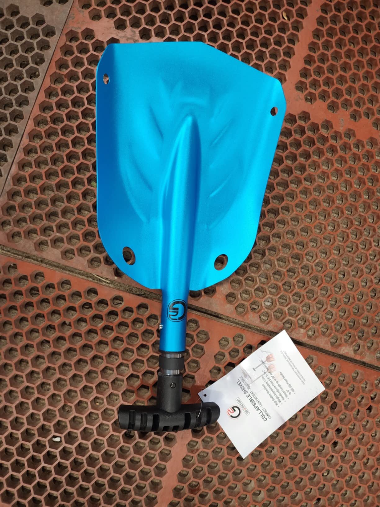 G2 Backcountry Lightweight Telescopic Avalanche Snow Shovel, Storage Down to 13 inch, Durable Aluminum Alloy Material, ABS Anti-Slip Proof Handle, Compact Storage Size (Orange) customer photo 1