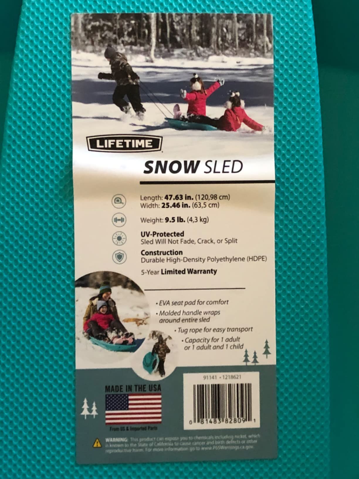 Lifetime Premium Snow Sled customer photo 1