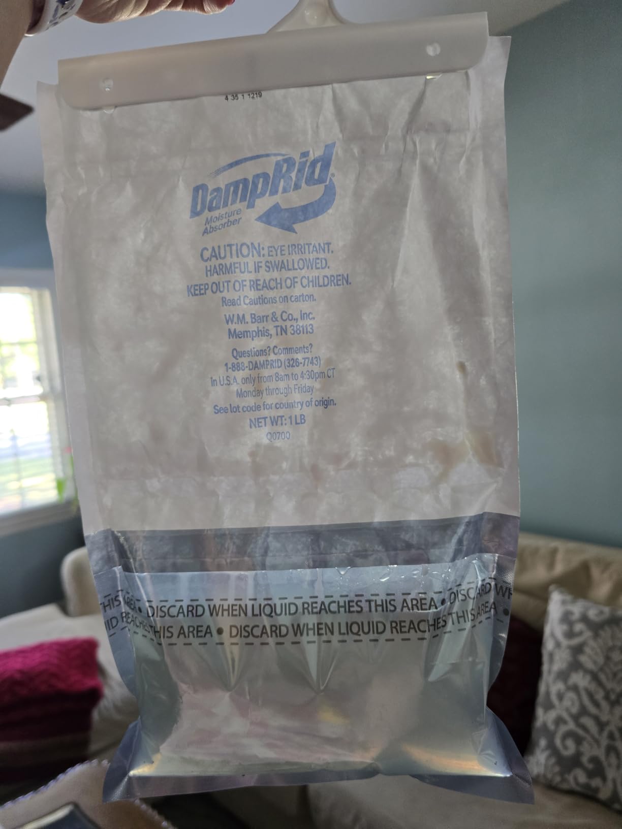 DampRid Fresh Scent Hanging Moisture Absorber, 16 oz., 3 Pack - Eliminates Musty Odors for Fresher, Cleaner Air, Ideal Moisture Absorbers for Closet, 14% More Moisture Absorbing Power* customer photo 1