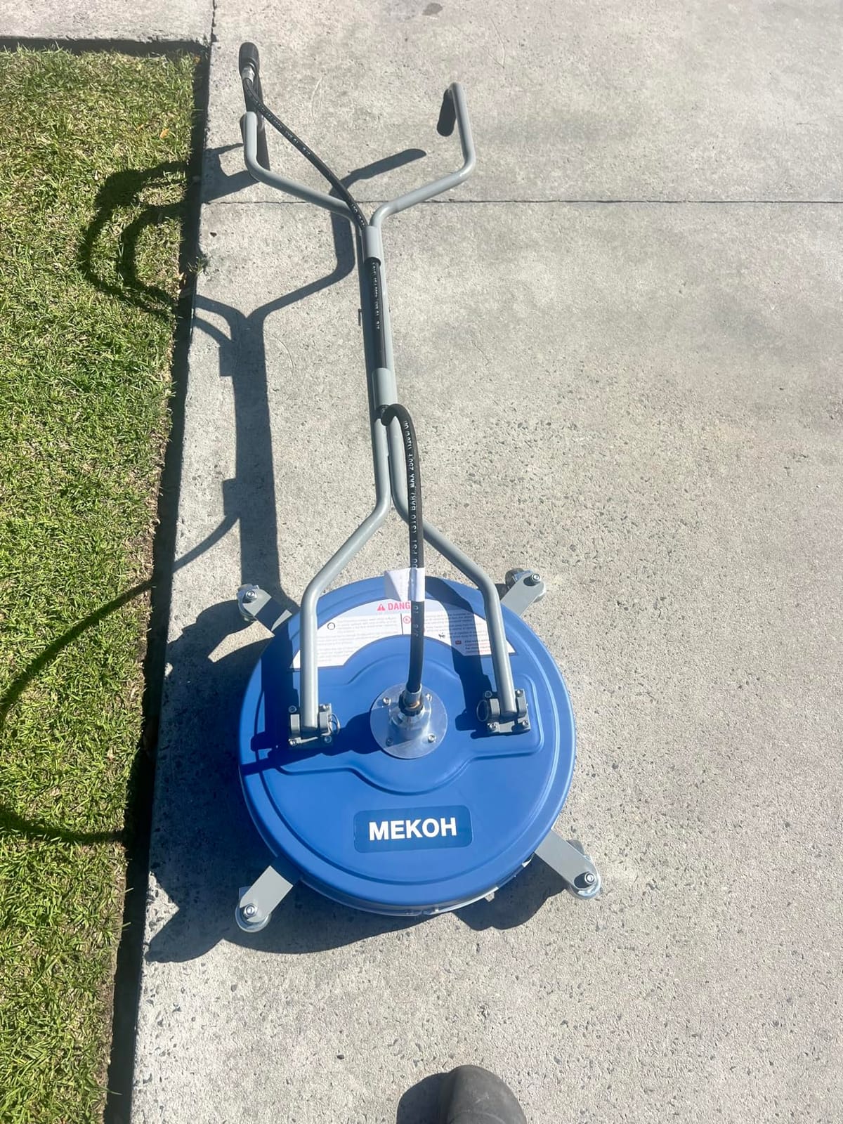 MEKOH 20” Heavy-Duty Pressure Washer Surface Cleaner with Wheels, 4500PSI customer photo 2