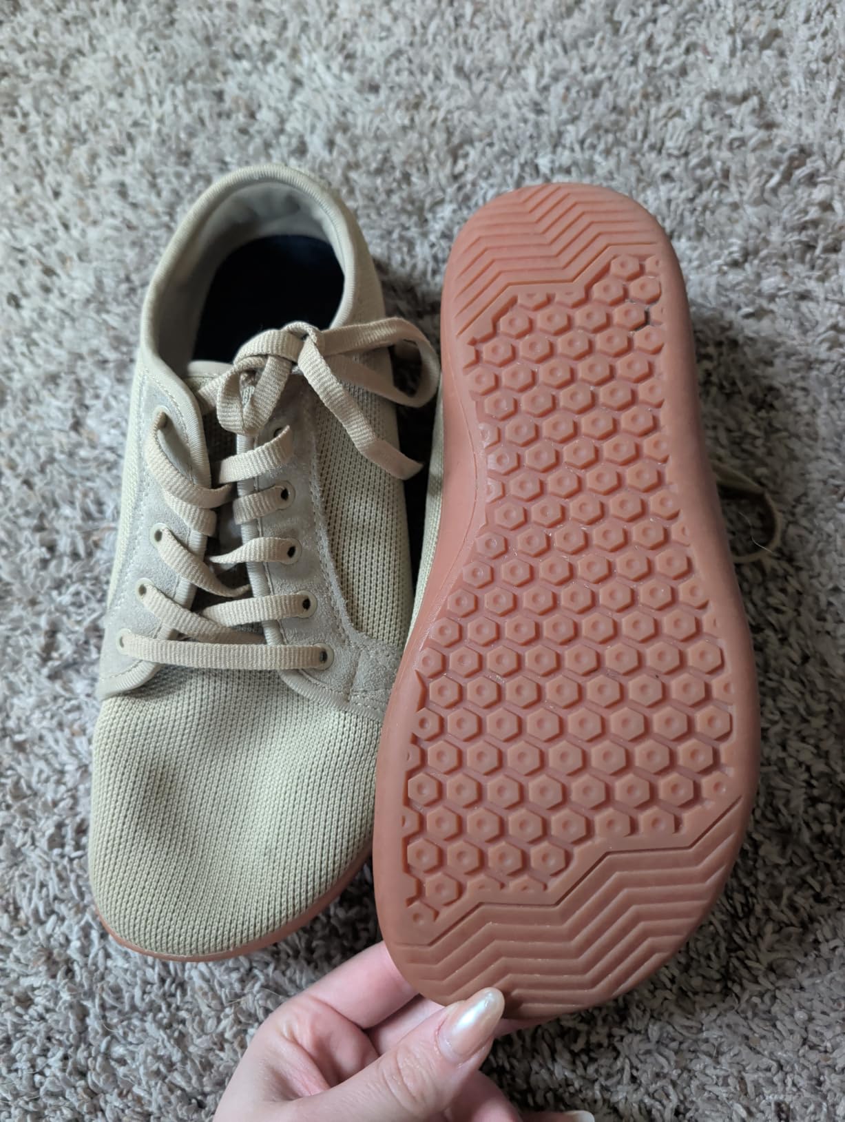 WHITIN Women's Barefoot Shoes | Zero Drop Sole | Wide Fashion Sneakers W81 customer photo 1