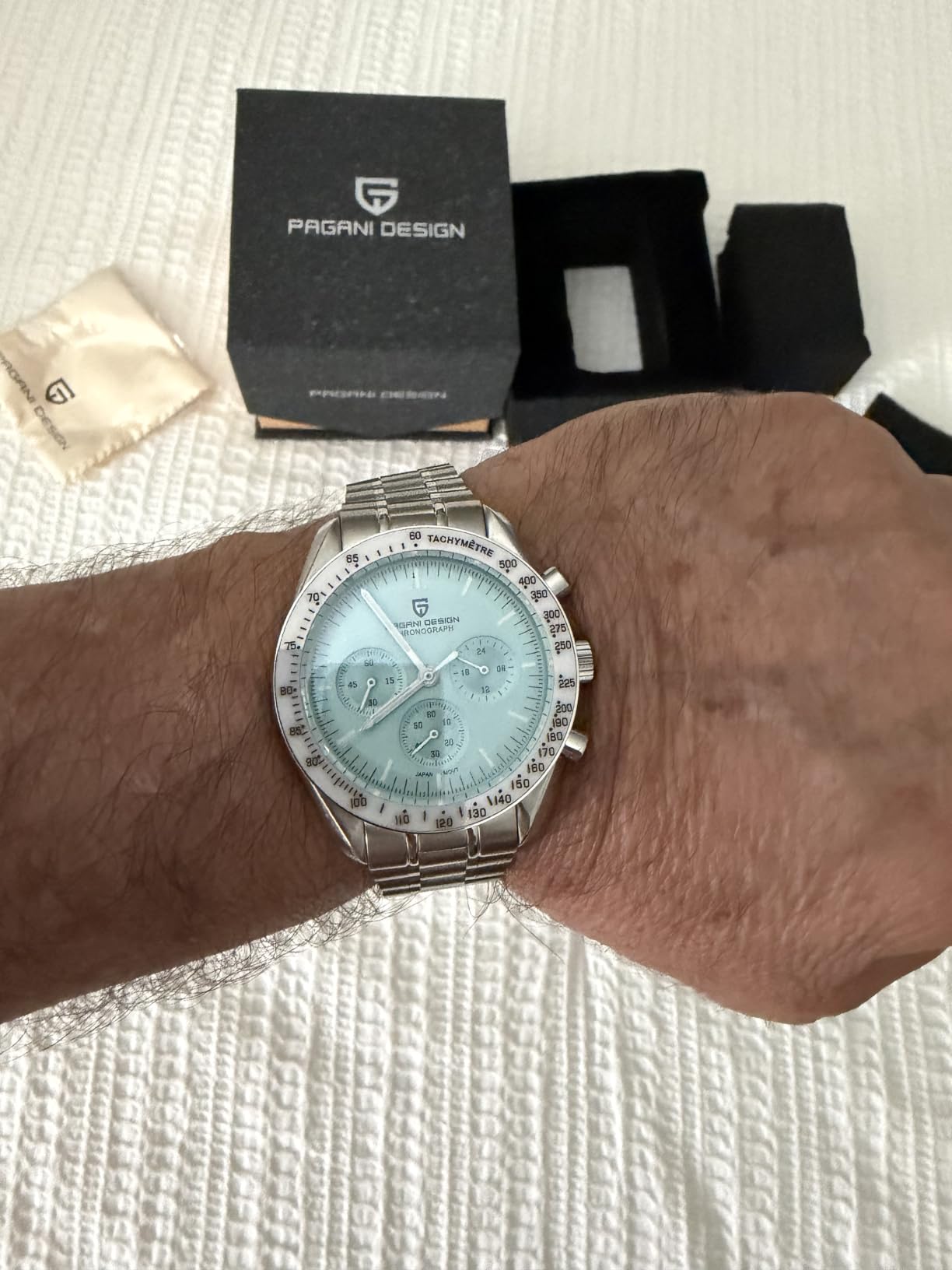 RollsTimi Pagani Design 1701 V6 Men's Chronograph, 40mm Sapphire VK63 customer photo 2
