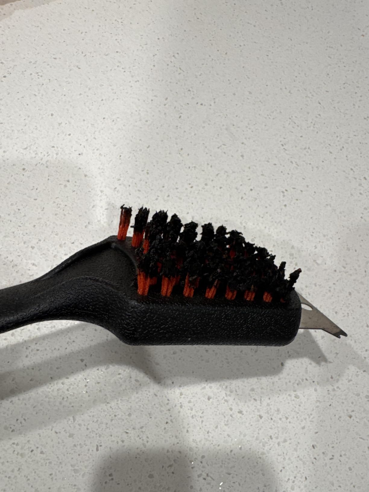 Kingsford Grill Cleaning Brush with Scraper and Bottle Opener, 17 Inch customer photo 2