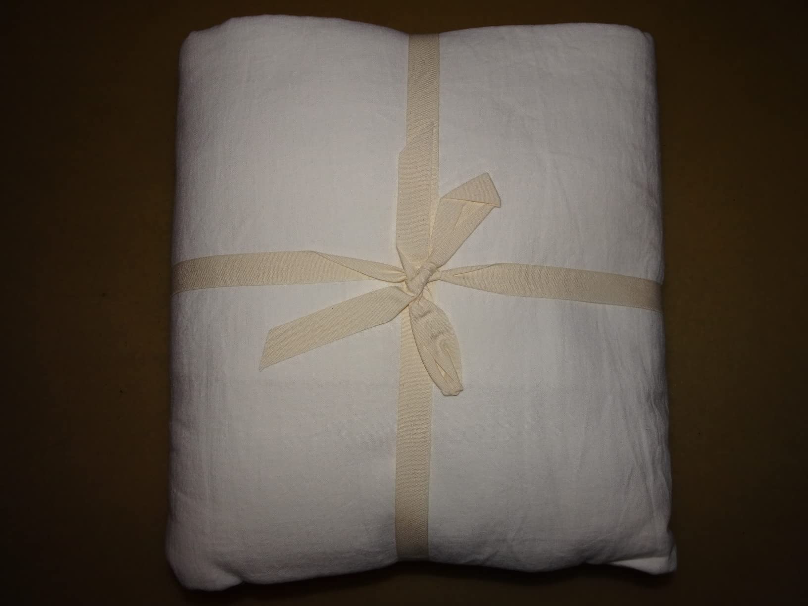 TUMEI 100% French Linen Sheets Queen Size Bed Sheets 4Pcs, 16