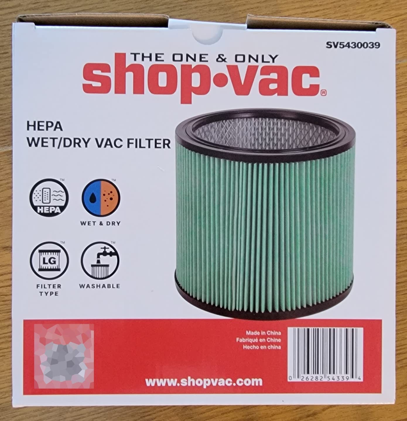 Shop-Vac 90304/90344 Cartridge HEPA Filter for 5-16 Gallon Vacuums, 1 Pack customer photo 1