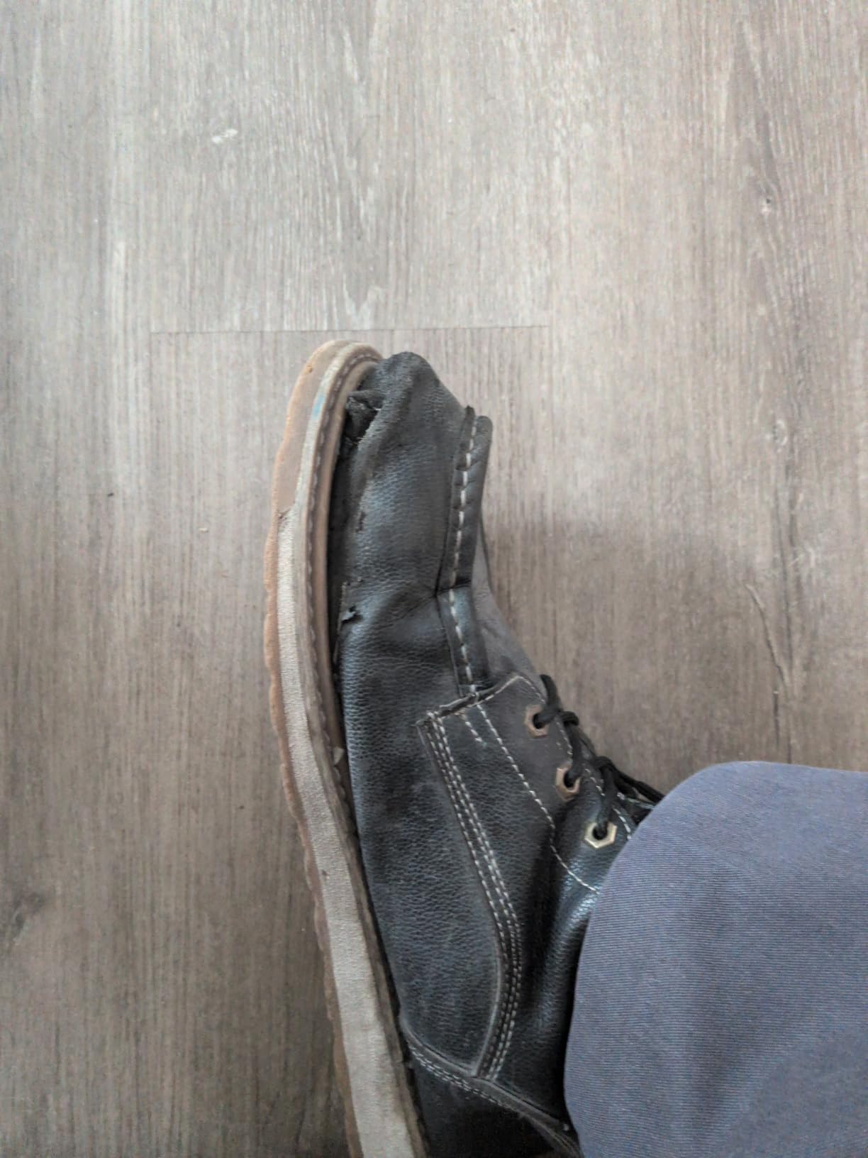 KELODON Waterproof Steel Toe Boots For Men Safety Work Shoes customer photo 2