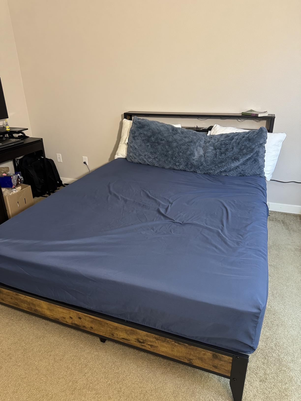 PurrJoys Full Mattress, 12 Inch Cooling-Gel Memory Foam and Pocket Spring Hybrid Mattress, Full Size Mattress in a Box, CertiPUR-US Certified, Medium Firm, Double Mattress customer photo 1
