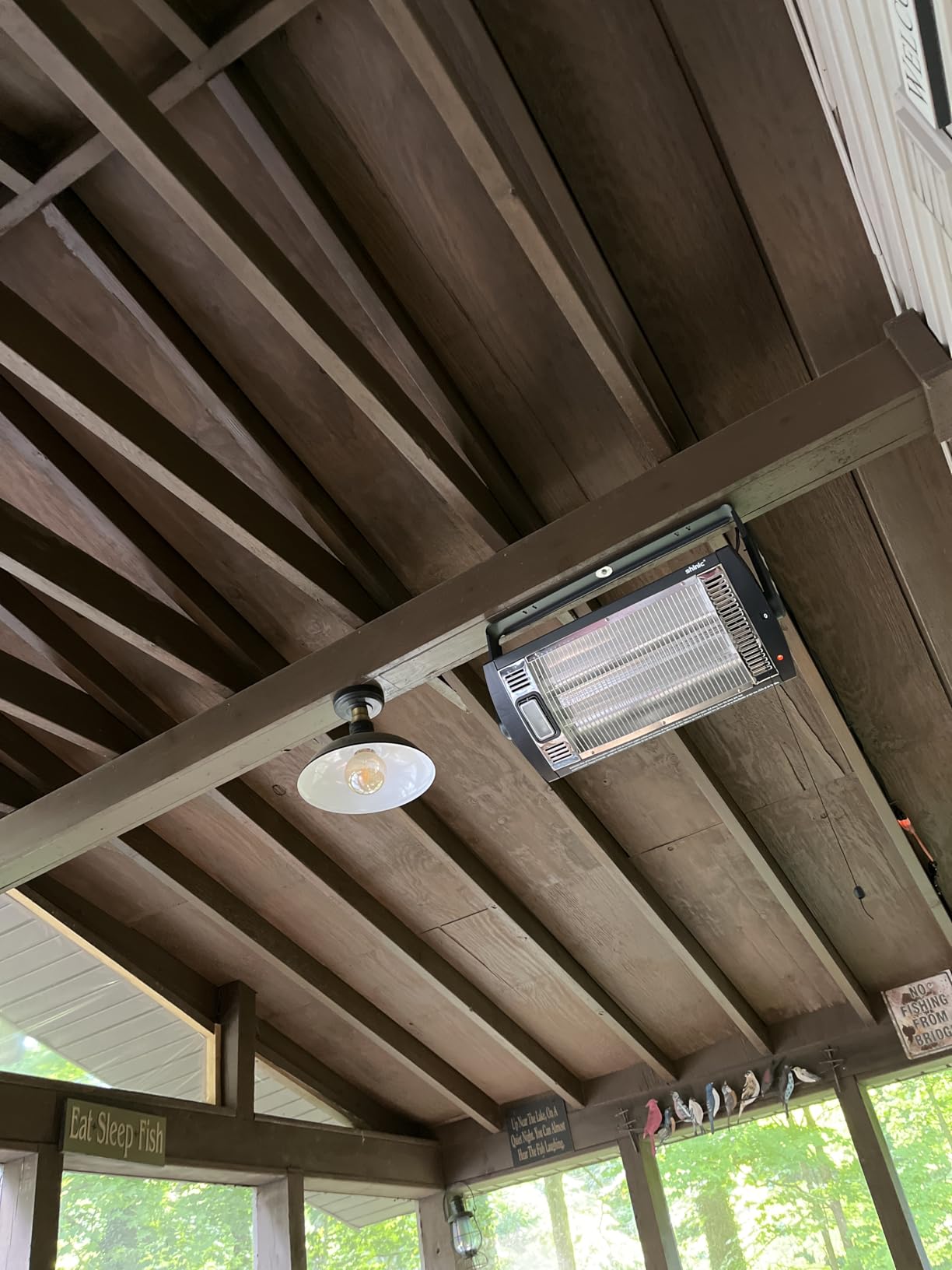 Shinic 2-Pack 120V Electric Garage Heater,1500W/750W Ceiling Mounted Heater customer photo 1