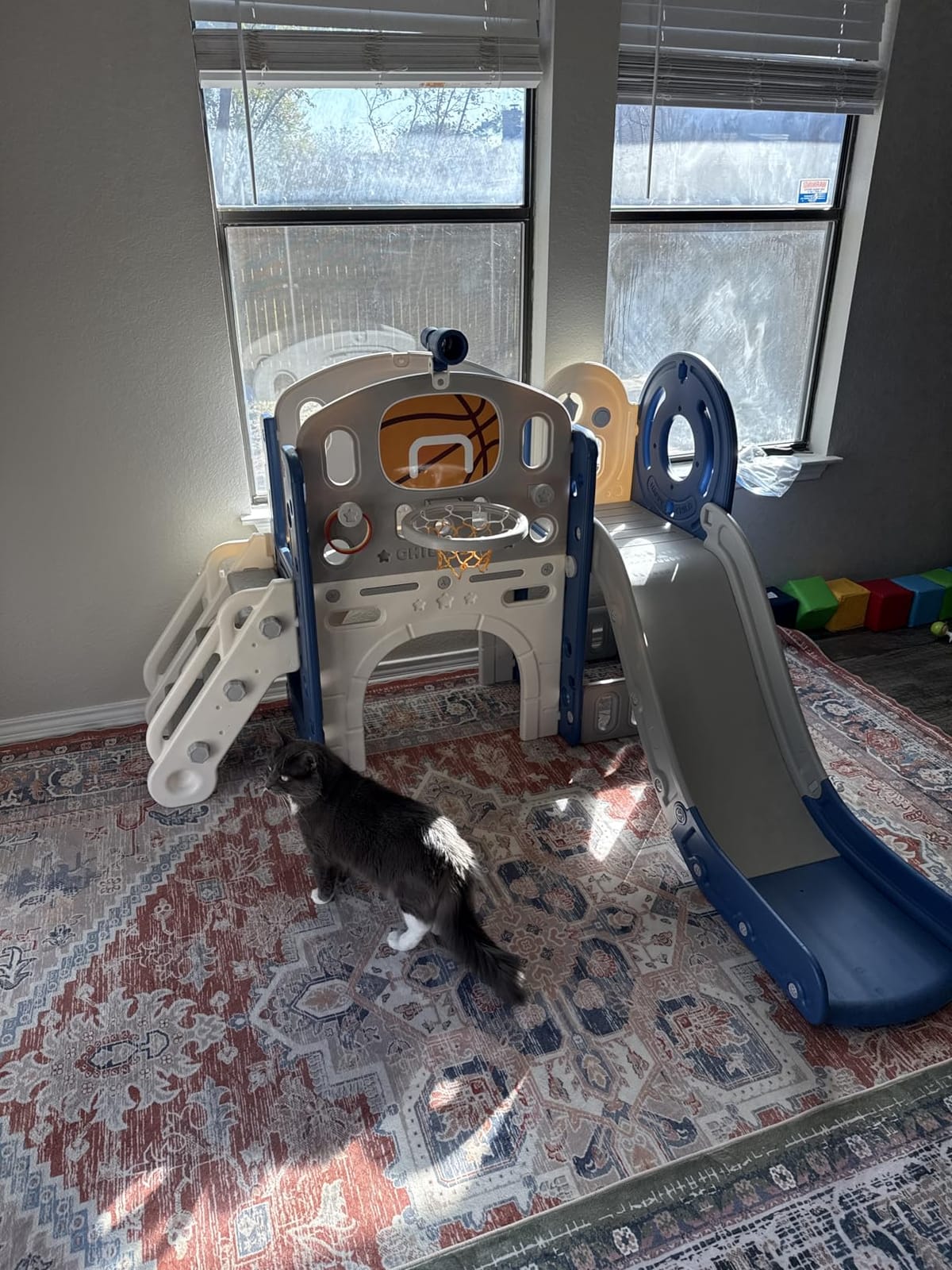 XJD 8 in 1 Toddler Slide Set, Kids Slide for Toddlers Age 1-3 customer photo 1