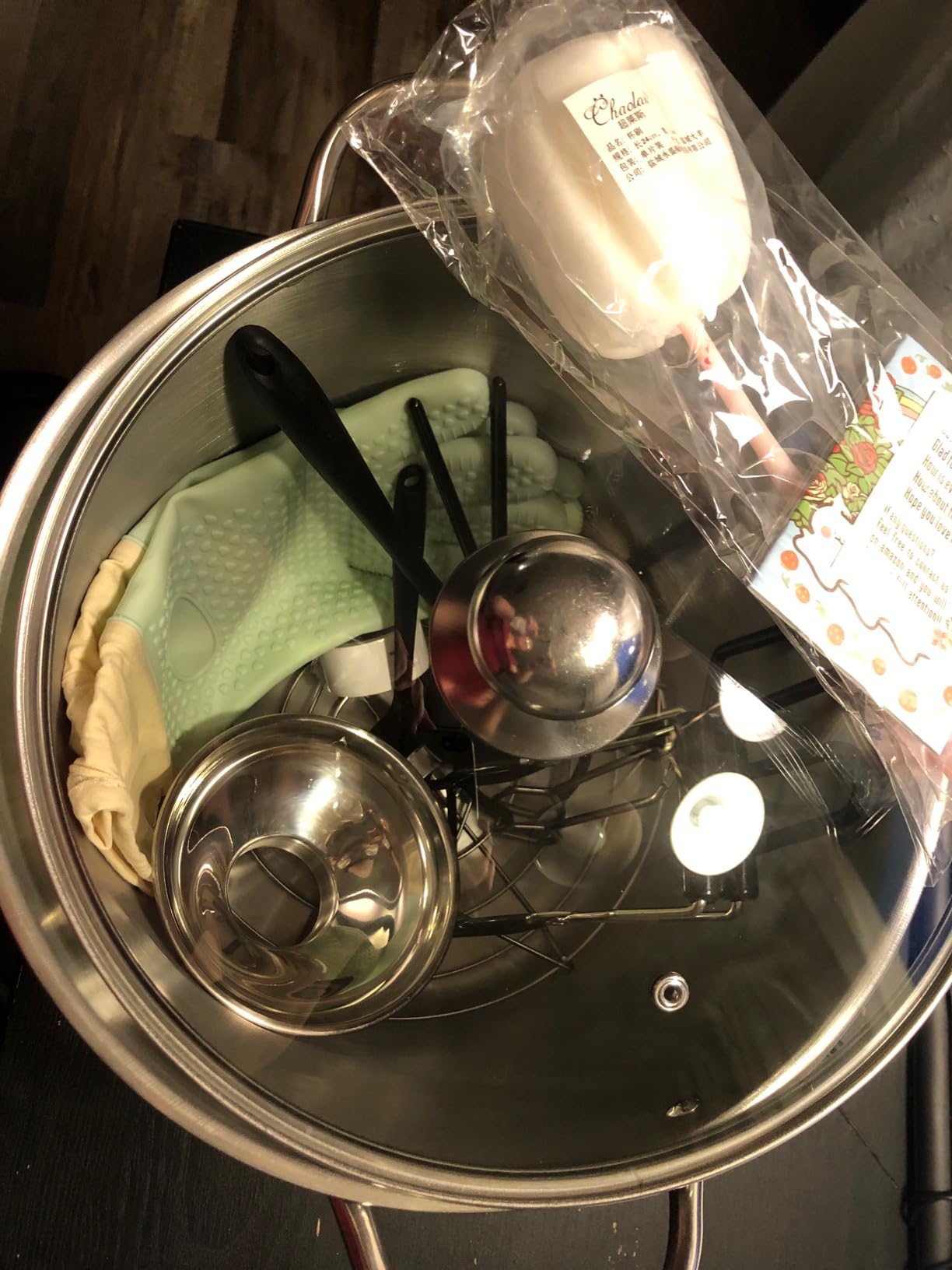 Canning Pot-Canning supplies starter kit, Canning Tool Kits Set for Beginners, Stainless Steel Water Bath Canner Kit with rack for canning customer photo 2