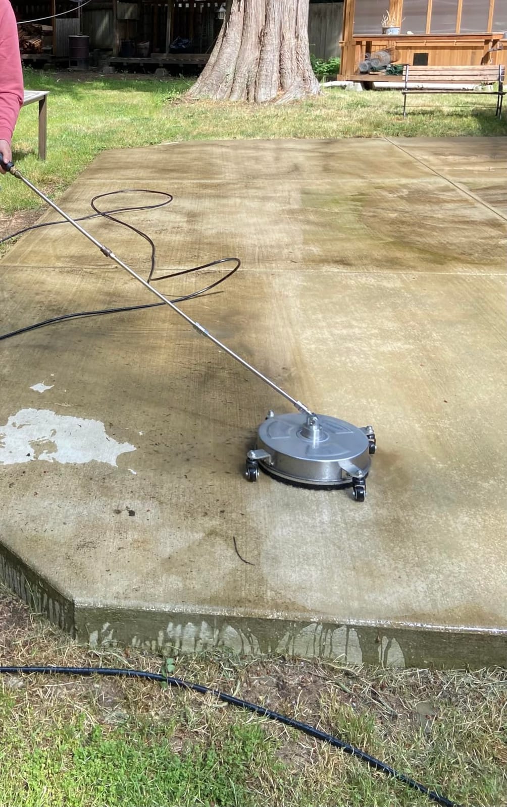 LidoDola 14'' Pressure Washer Surface Cleaner, Power Washer Accessory customer photo 1
