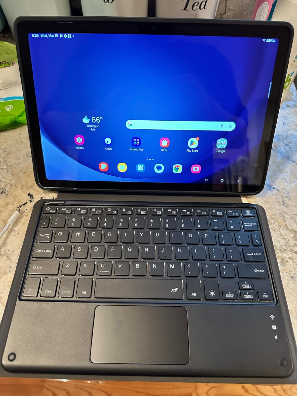 Samsung Galaxy Tab A9+ Tablet 11” 64GB Android Tablet, Big Screen, Quad Speakers, Upgraded Chipset, Multi Window Display, Slim, Light, Durable Design, US Version, 2024, Graphite customer photo 2