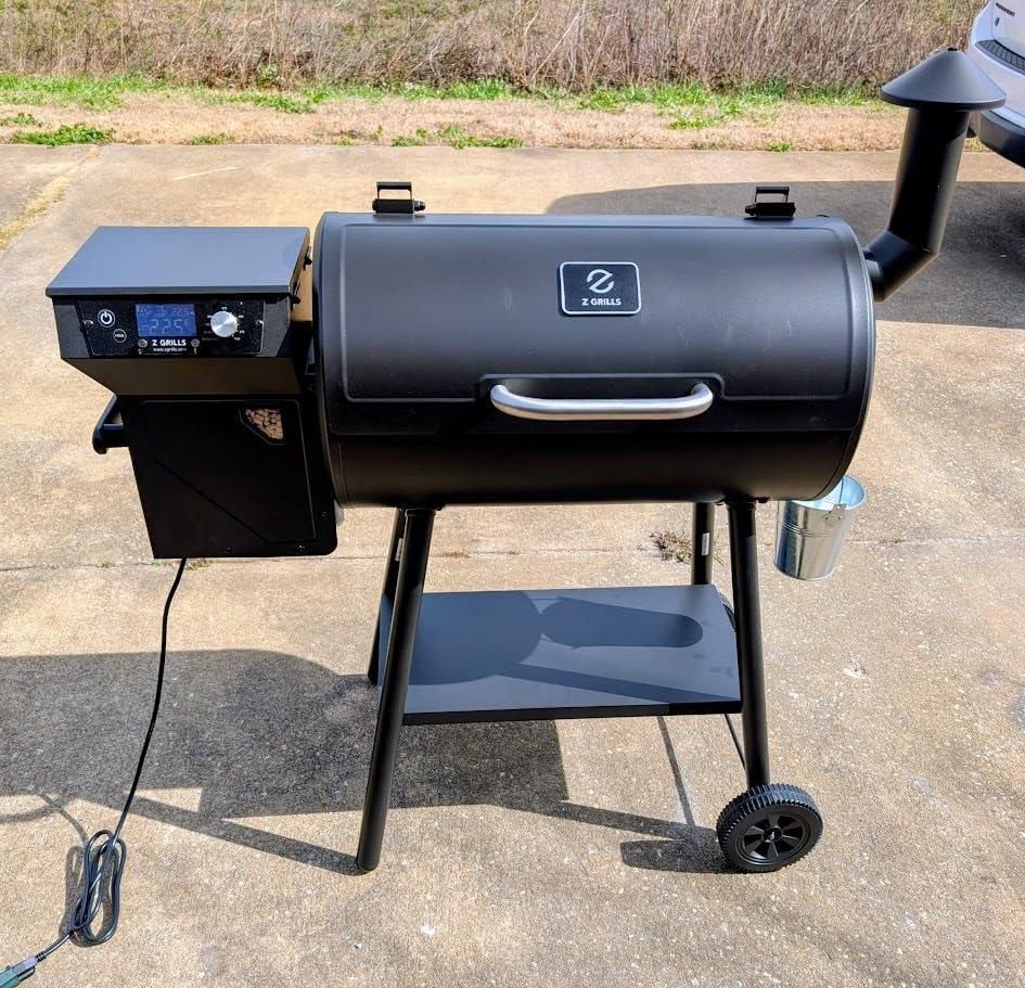 Z GRILLS ZPG-7002B Pellet Smoker Grill with PID Control, Rain Cover, 700 sq. in Cooking Area for Outdoor BBQ, Black customer photo 1