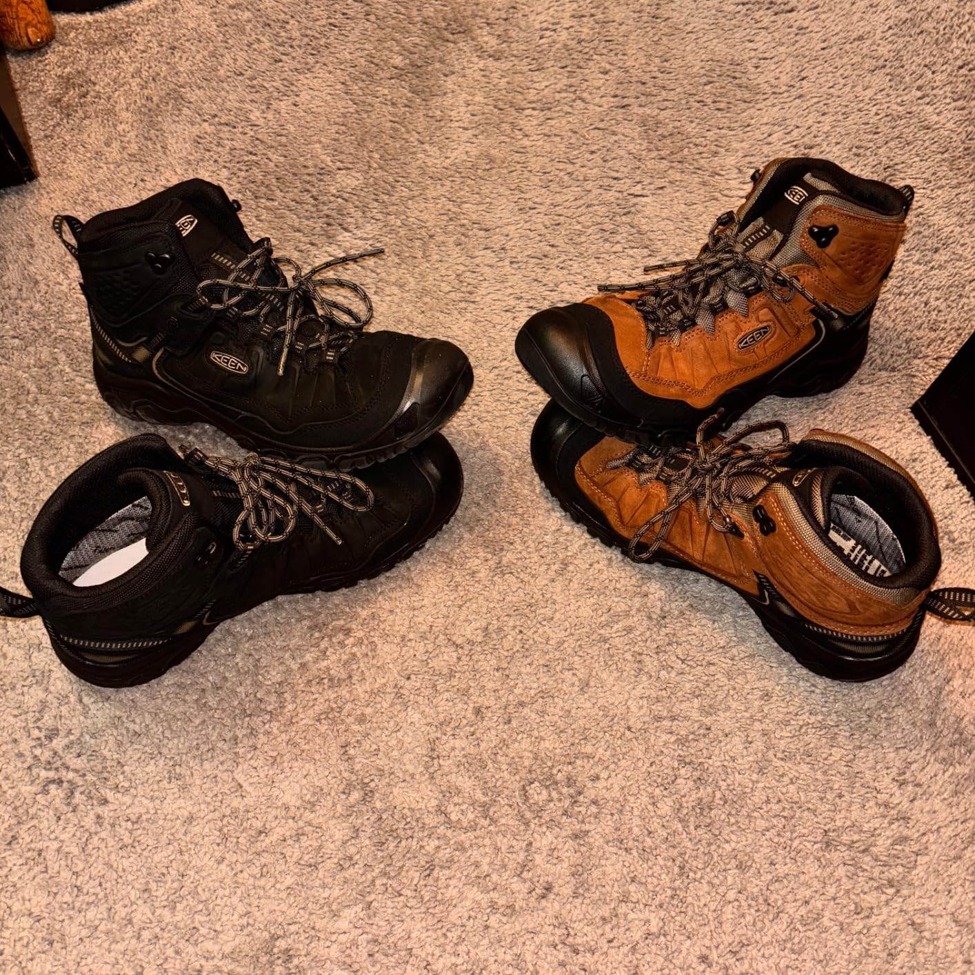 KEEN Men's Targhee 4 Mid Height Waterproof Hiking Boots customer photo 1