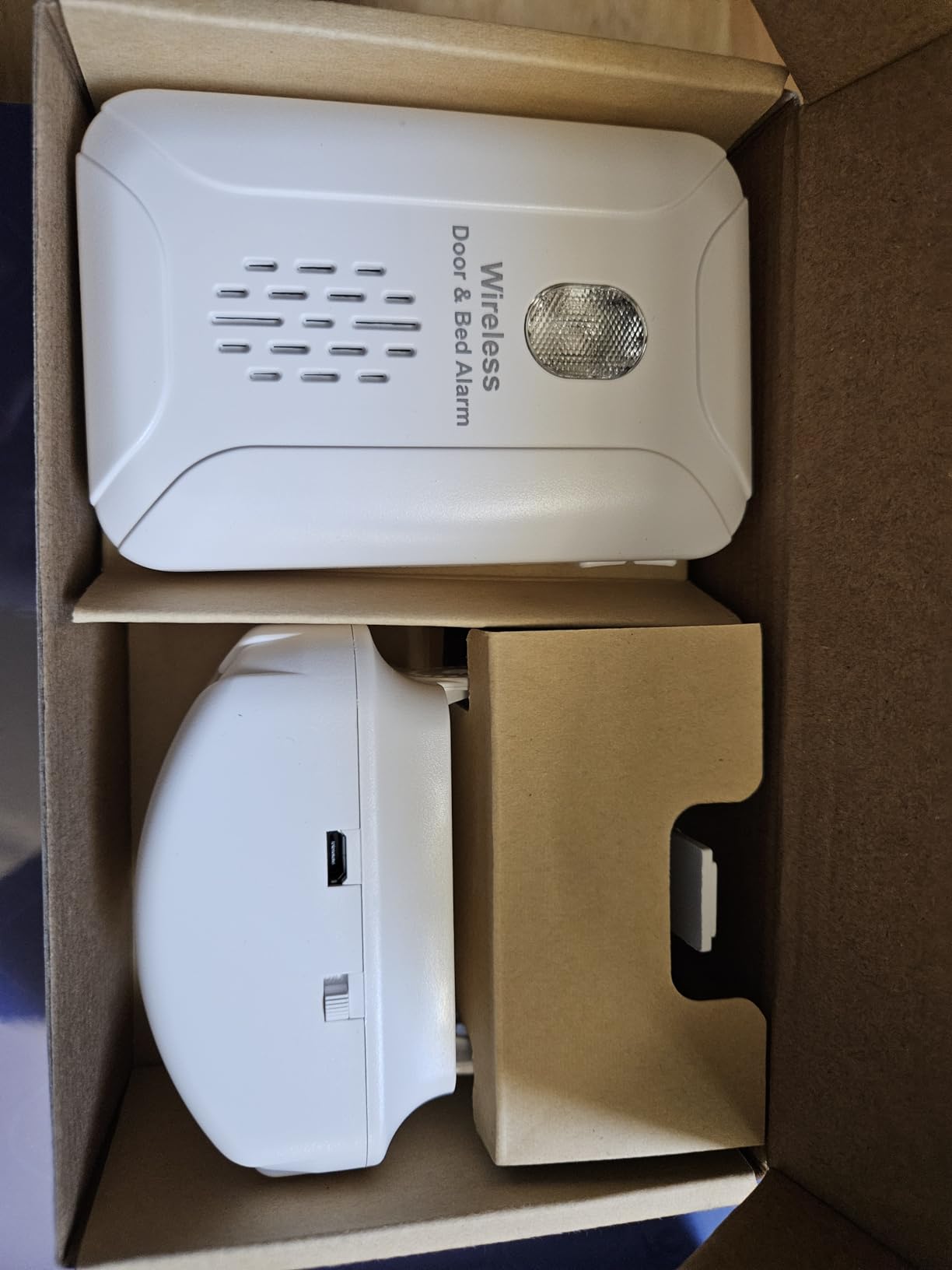 Rechargeable Door&Bed Exit Alarm for Elderly Dementia Patients,Wireless Bed Alarm for Elderly Adults,Bed Alarms and Fall Prevention for Dementia Patients with 5 Types of Reminders customer photo 1
