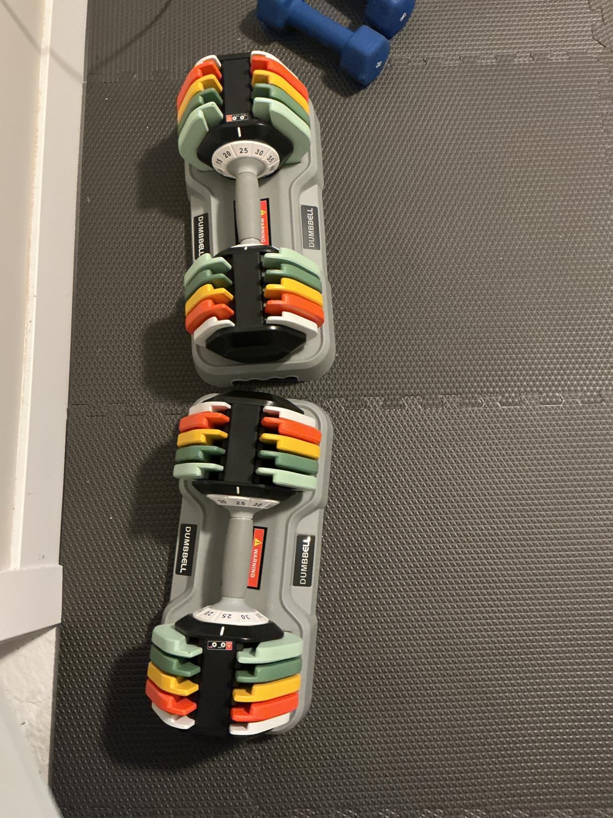 AOTOB Adjustable Dumbbell Set 25/55 Lbs (Pair) customer photo 1