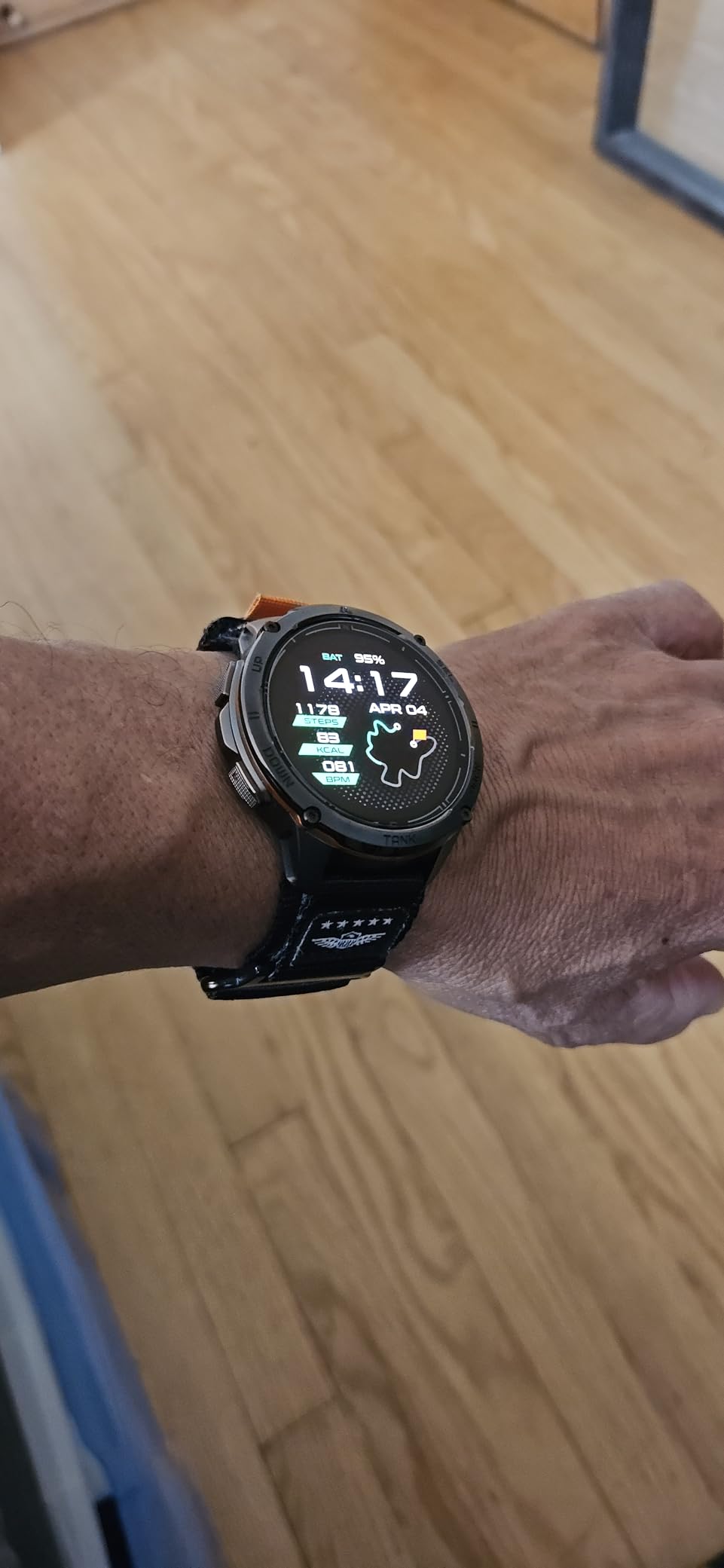 AMAZTIM T3 Ultra Smart Watches for Men, GPS, Rugged, Stainless Steel Body customer photo 2
