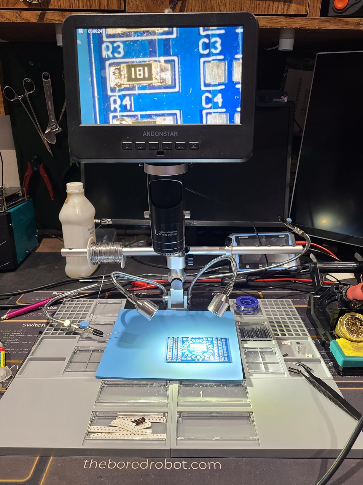 Andonstar AD249S-M Plus 3 Lens 2160P 10.1'' HDMI Digital Microscope 2000x customer photo 2