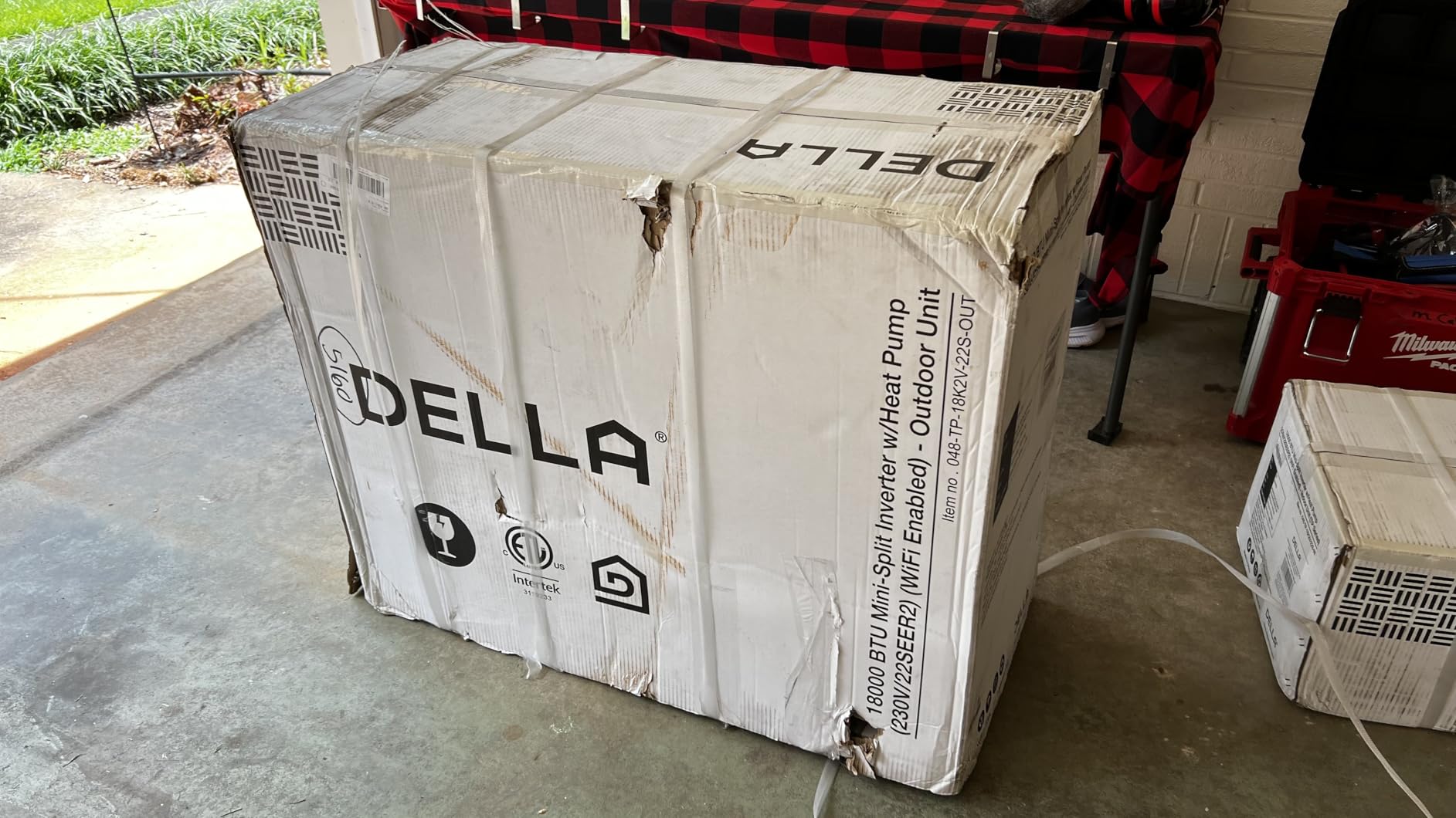 DELLA Optima Series 9,000 BTU Mini Split AC, Hyper Heat Down to -13°F, Up to 400 Sq. Ft, 24 SEER2 115V, Energy Star, WiFi & Alexa, Inverter AC with 0.75 Ton Pre-Charged Heat Pump & 16.4ft Kit customer photo 2