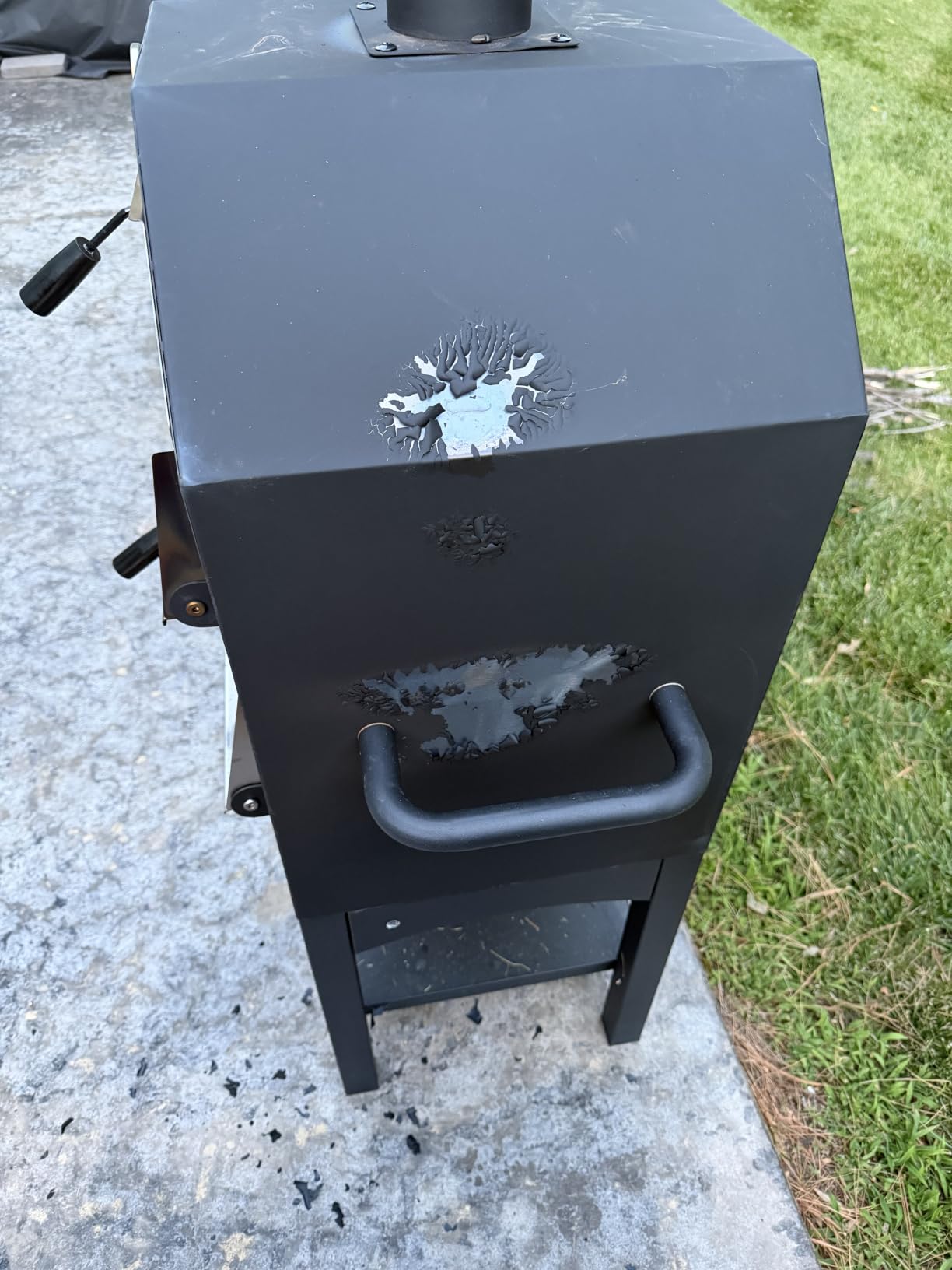 Pizza Oven Outdoor Wood Fired and Gas Pizza Oven 12 Multi-Fuel Pizza Oven, Portable Pizza Maker Oven Grill for Outside Backyard, with Gas Burner, Wood Tray, oven gloves, Peel, and Cutter customer photo 1