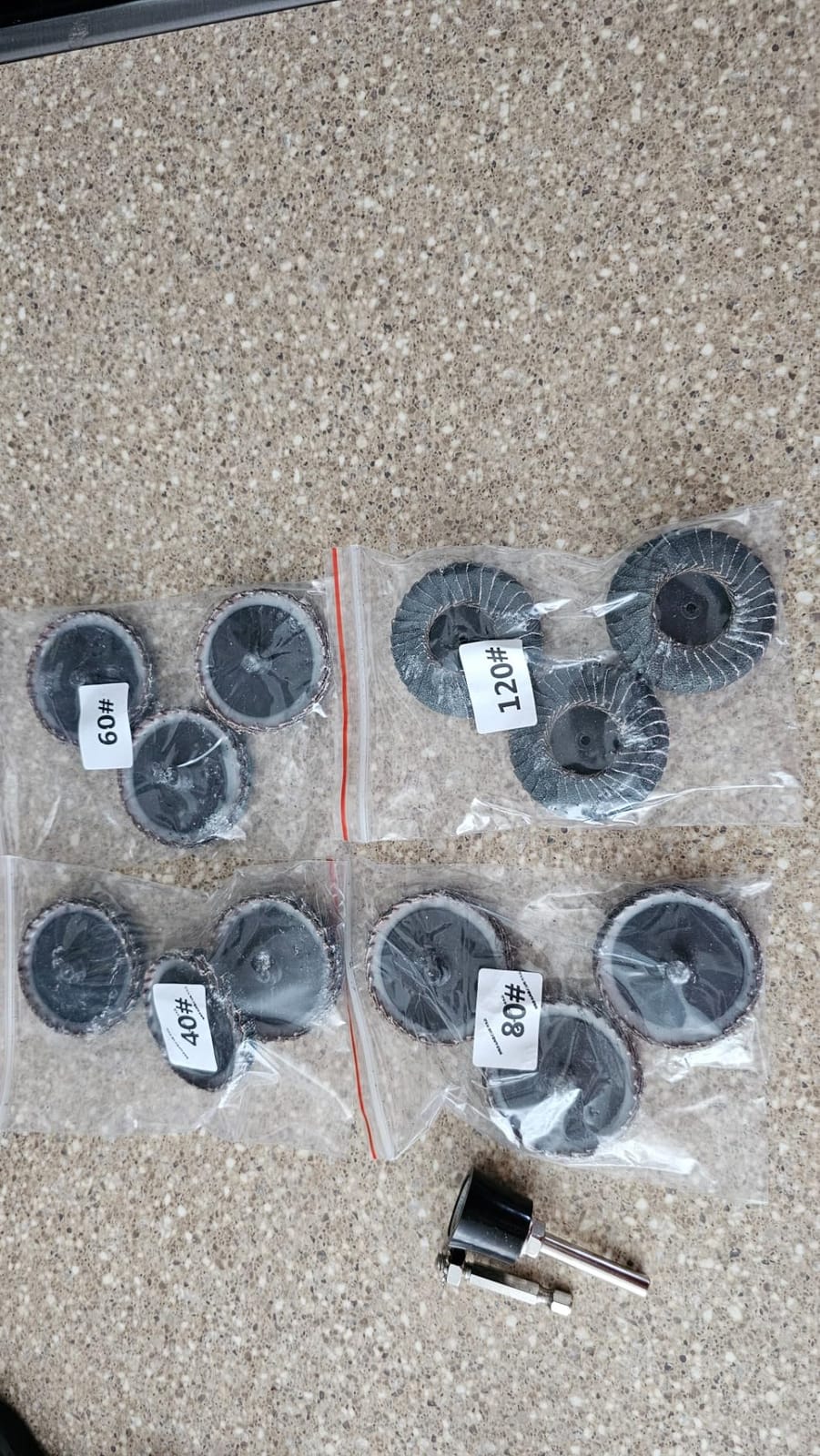 Sbestily 13PC Mixed Curved Flap Disc 2 Inch Die Grinder Sanding Discs Kit customer photo 1