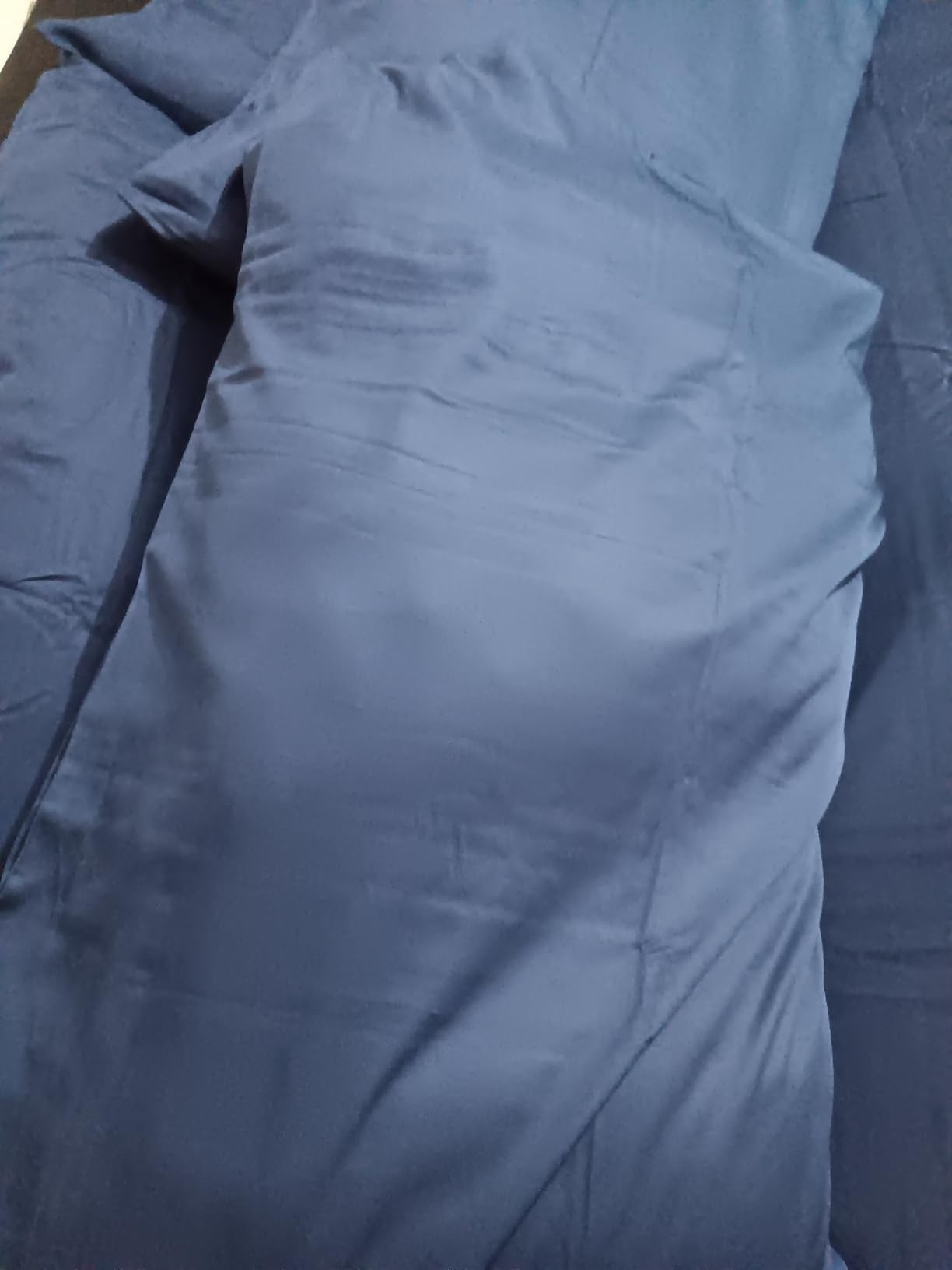 Cooling Sheets Set Queen Size, Viscose Derived from Bamboo for Hot Sleepers | Deep Pocket Up to 16 Inch | Silky Soft & Breathable Bedding - 4PC (Queen, Navy) customer photo 1
