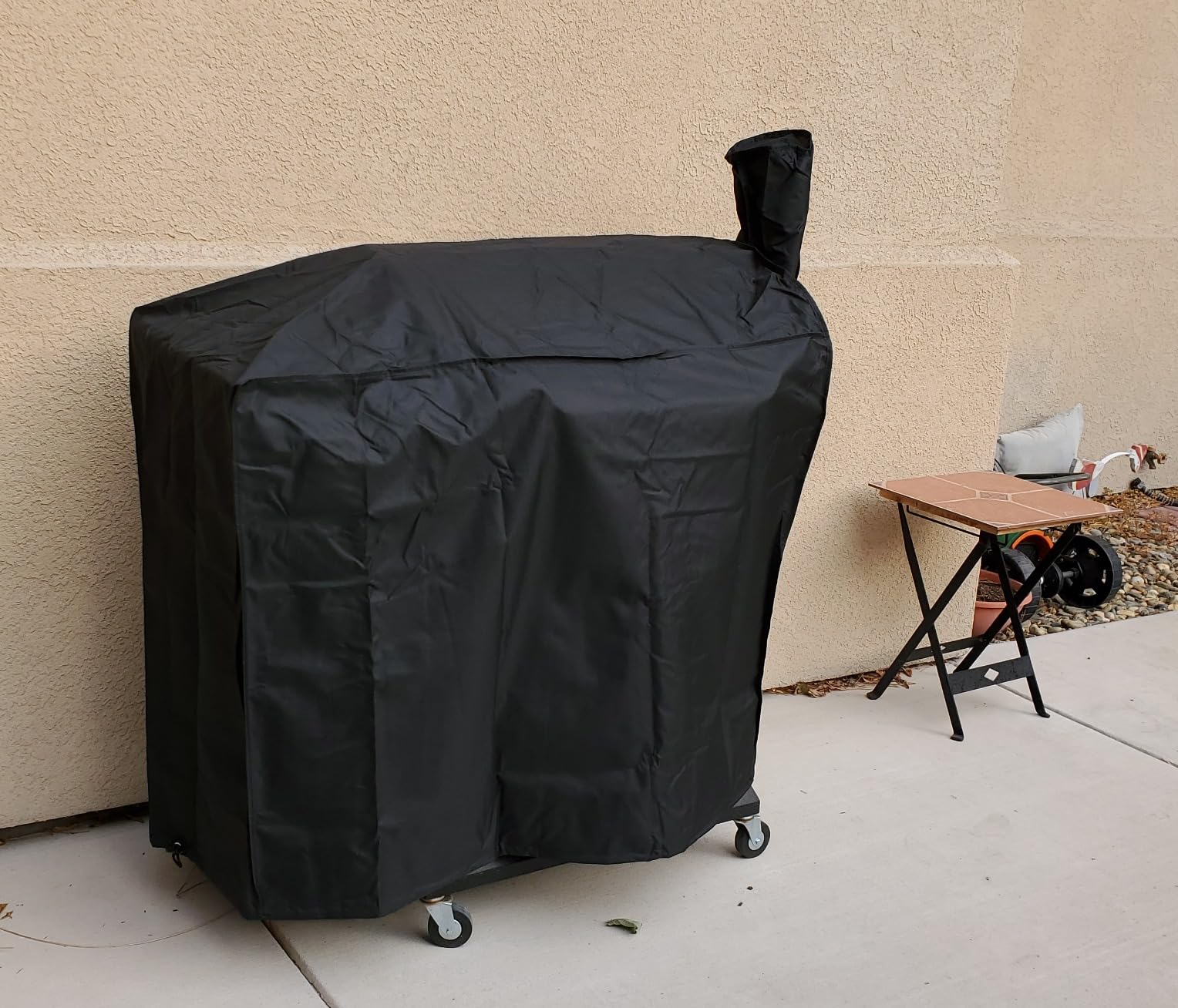 Heavy Duty 600D Grill Cover Compatible with Z Grill ZPG-700D Series Wood Pellet and 450 Series 550 Series ZPG-450A ZPG-550B, Z Grills 10502B, UV Fade Resistant Full Length Cover customer photo 2
