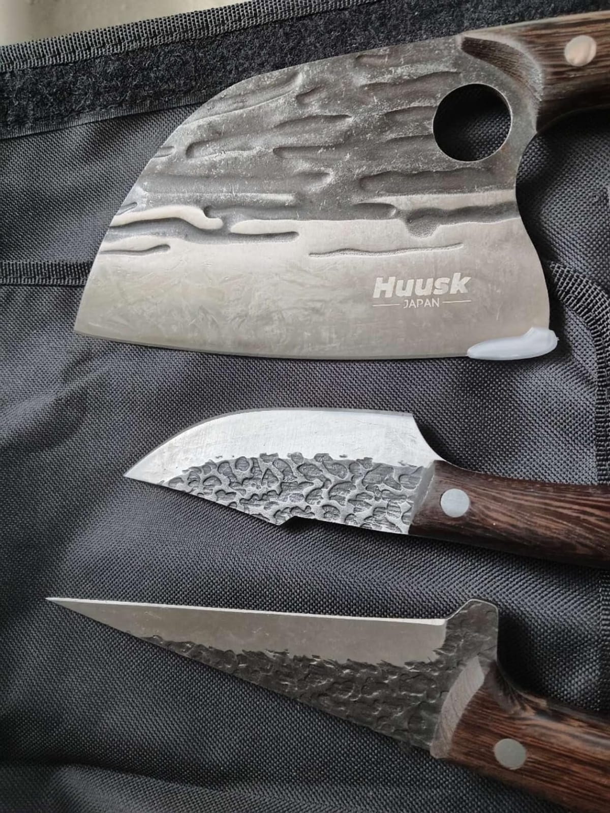 Huusk Kitchen Knife Set - Hand Forged Viking Chef Knives for Meat, Men Gift customer photo 1