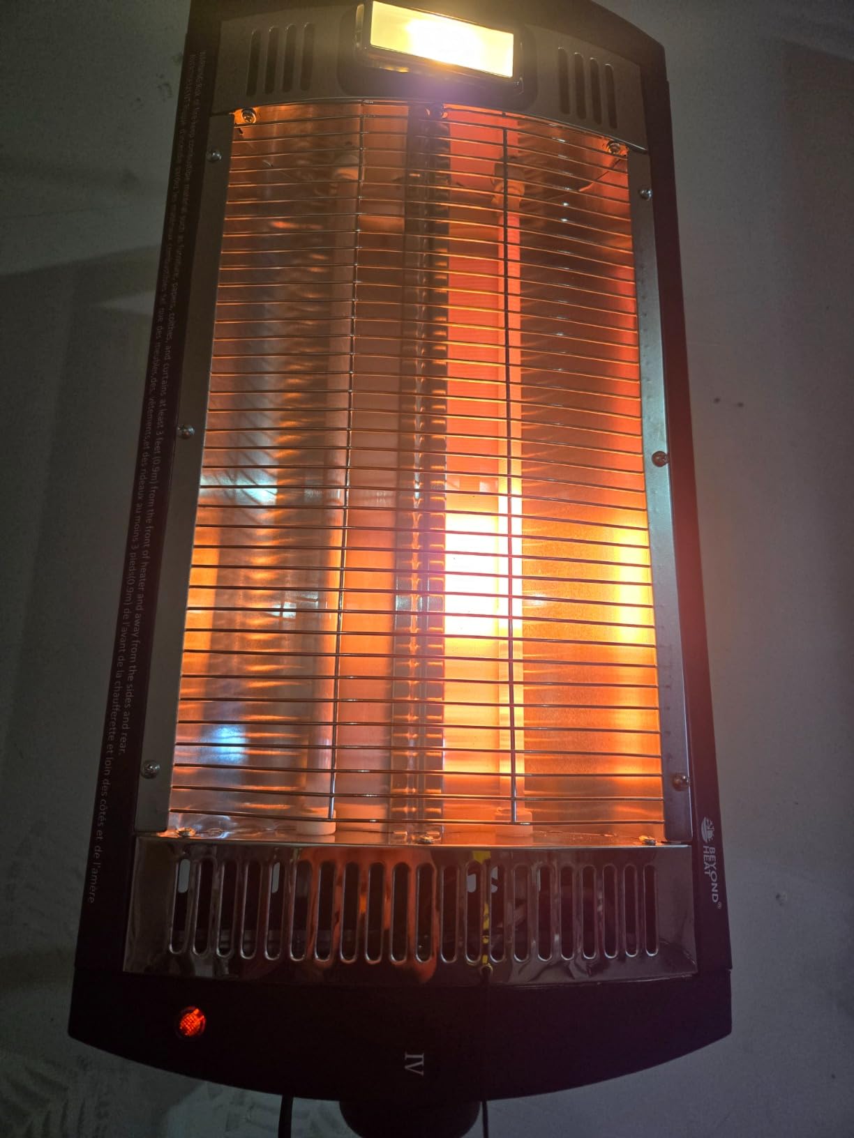 BEYOND HEAT Electric Garage Heater 120V, 1500W Radiant Space Heater, 1-Pack customer photo 1