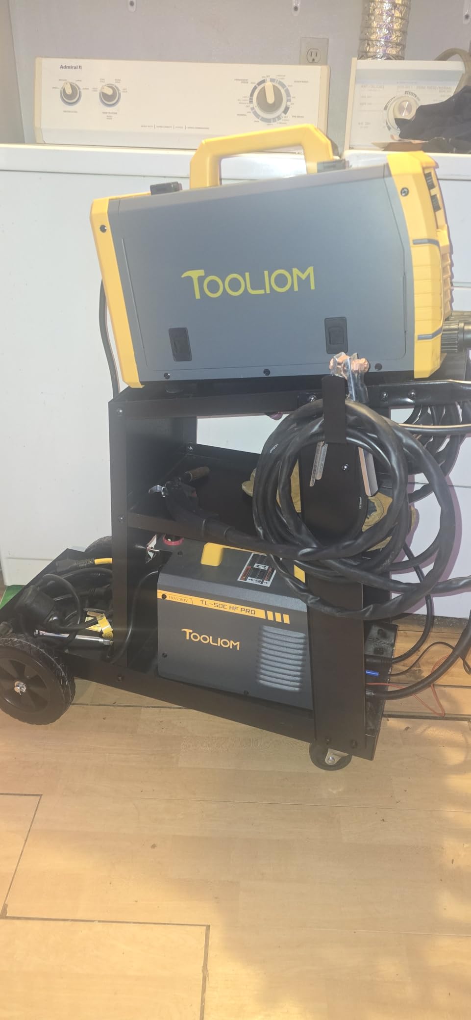 TOOLIOM 3-Tier Welding Cart with Tilted Top, 260 lb Capacity customer photo 2