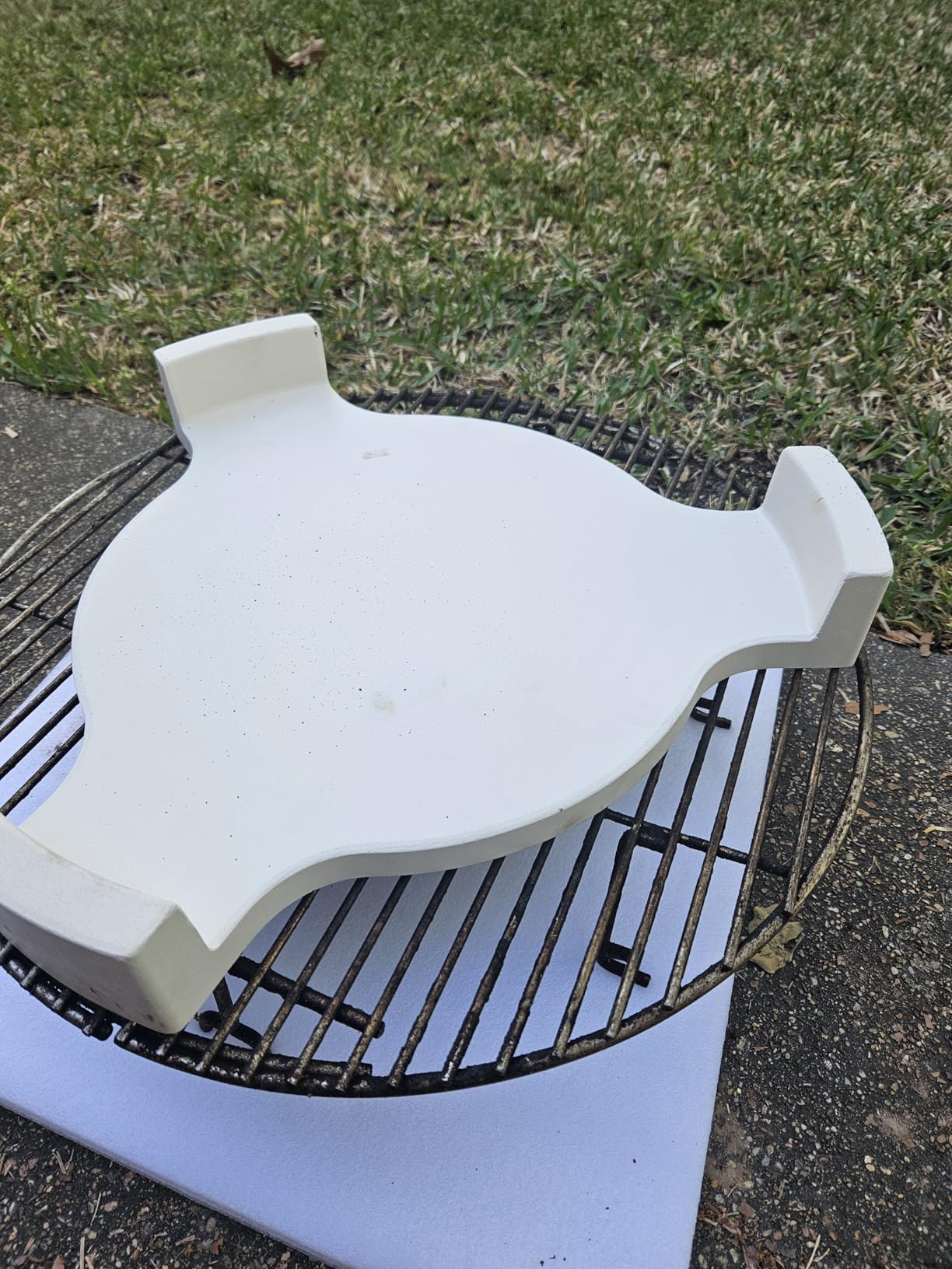 Outspark Pizza Stone with Rack for Ninja Woodfire OO101 8 in 1 Outdoor Pizza Oven, Baking Stone Set for Oven and Grill Cooking, Pizza Oven Accessories for Ninja OO100 Series customer photo 2