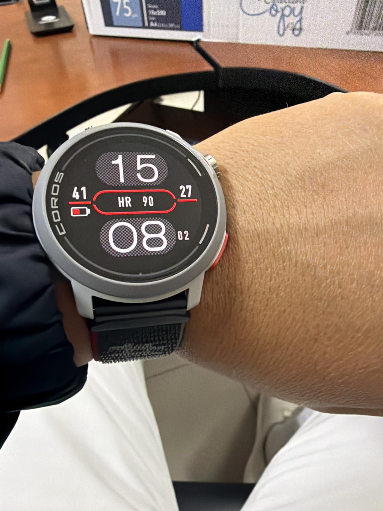 COROS PACE Pro GPS Sport Watch, 1.3-inch AMOLED Touchscreen- Grey customer photo 1