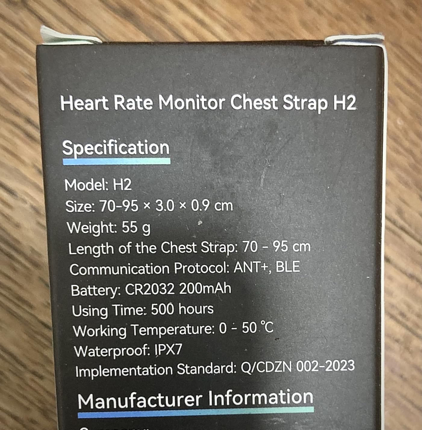 CYCPLUS Heart Rate Monitor Chest Strap H2Pro, Bluetooth ANT+ 500h Battery customer photo 2